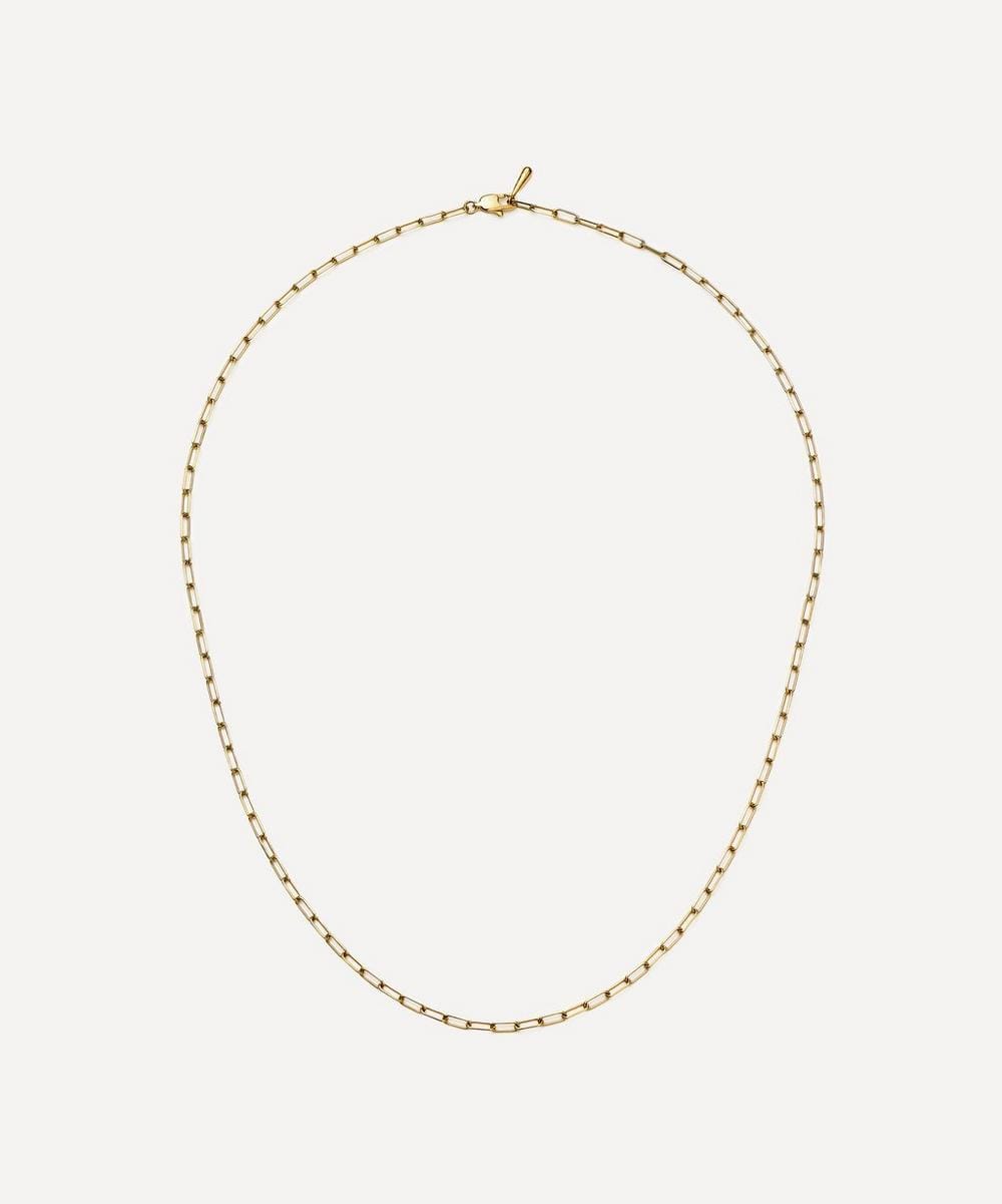 Missoma 18ct Gold - Plated Mini Paperclip Chain Necklace