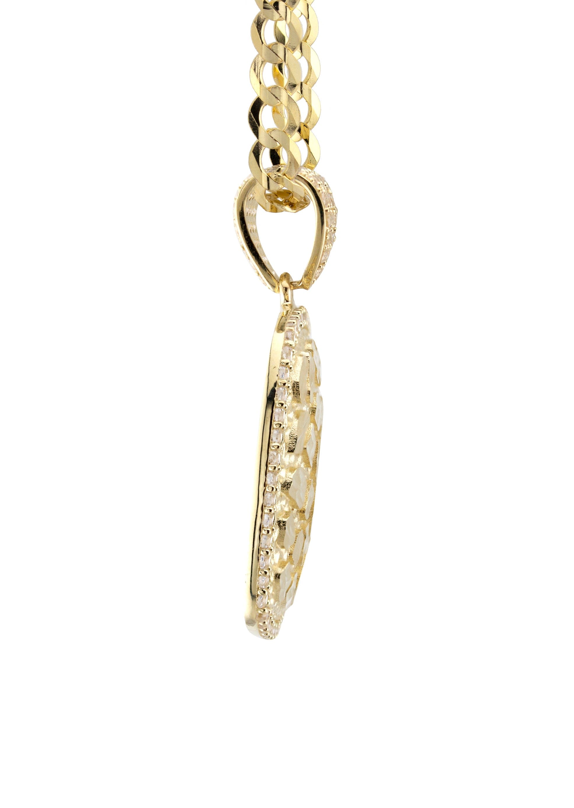 Manufacturer 1 10K Yellow Gold Nugget Necklace | Appx. 5.5 - 19.5 Grams