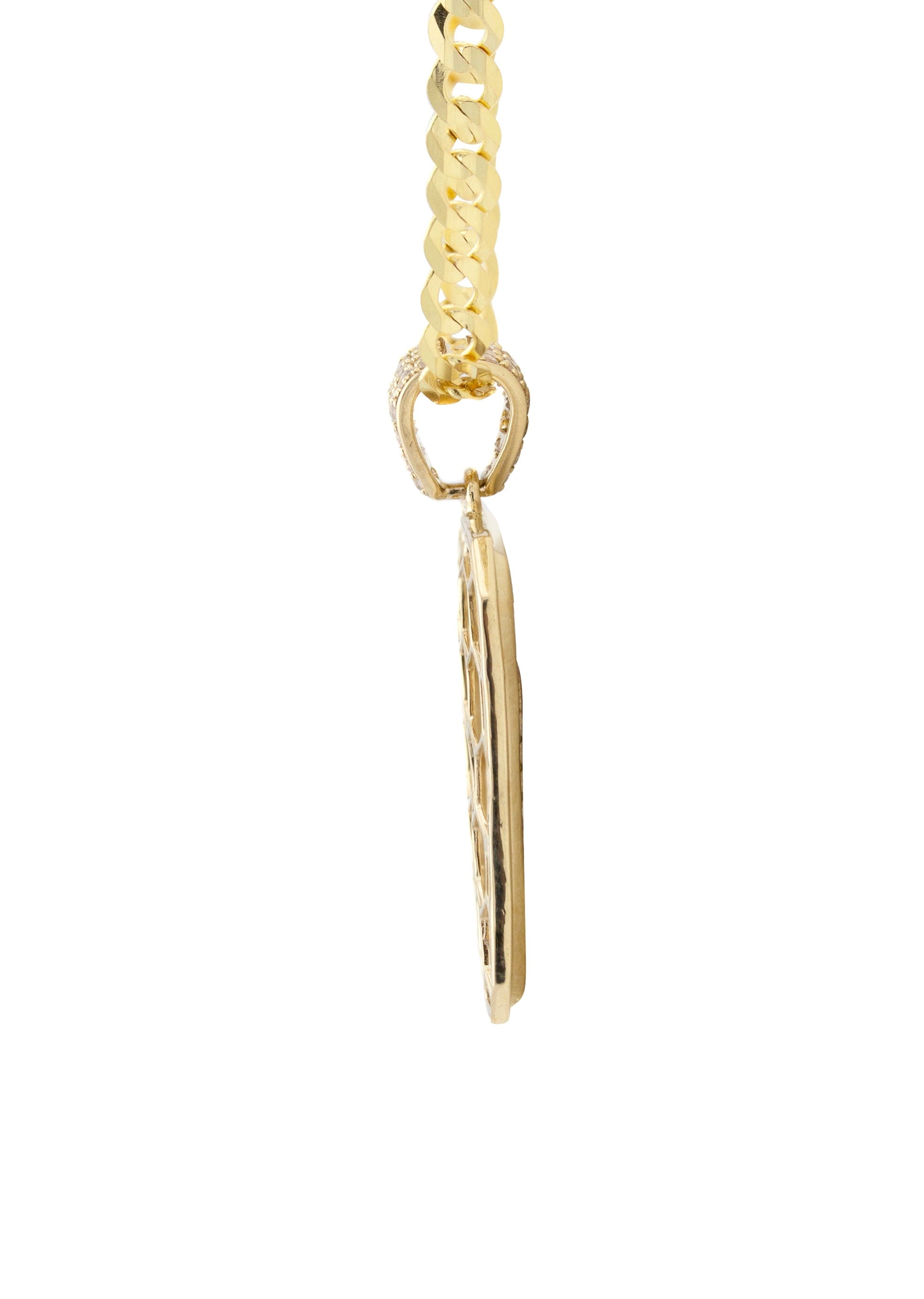 Manufacturer 1 10K Yellow Gold Italy Flag Necklace | Appx. 5 - 12 Grams