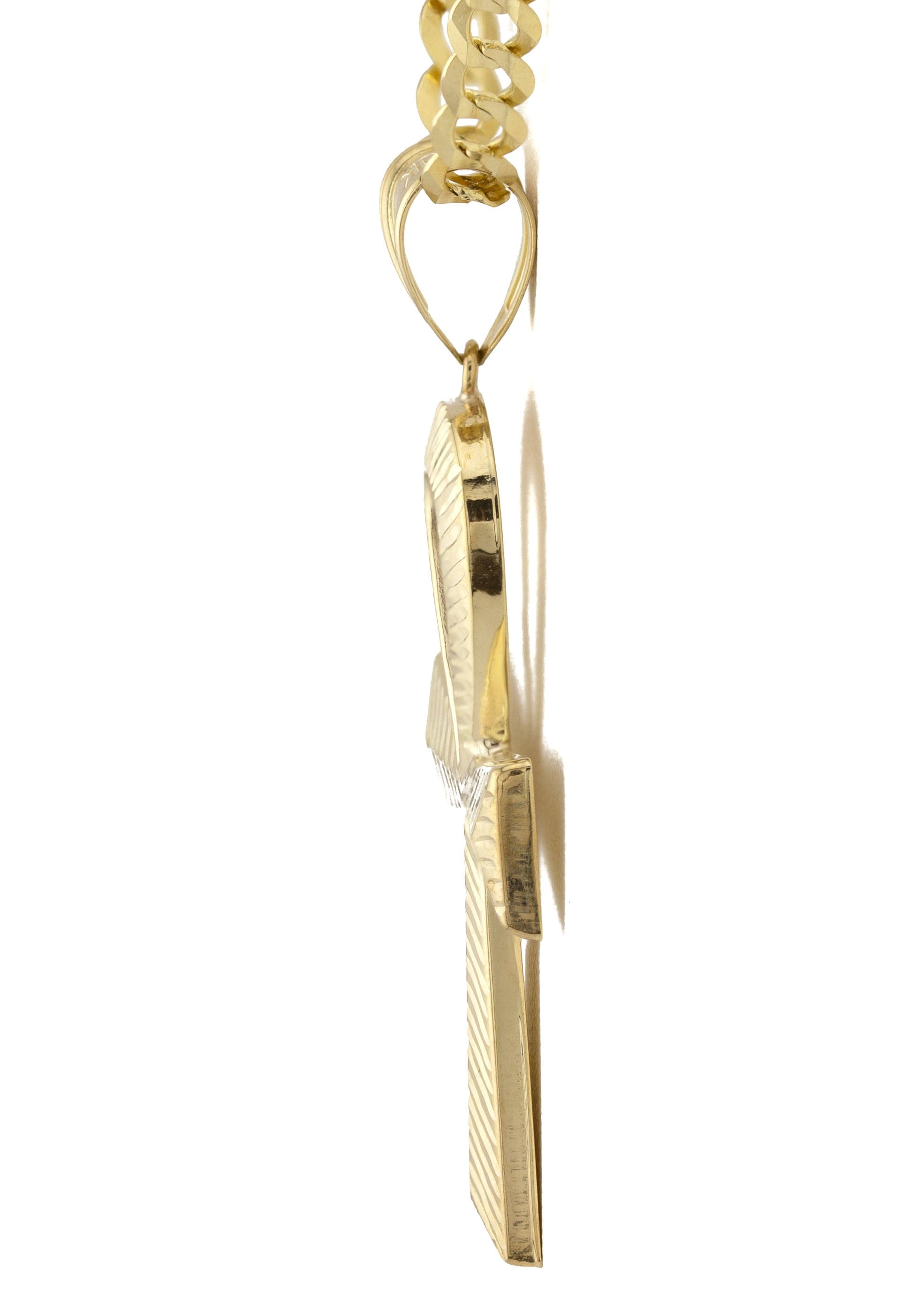 Manufacturer 1 10K Yellow Gold Ankh Necklace | Small 7 Grams - Large 13 Grams
