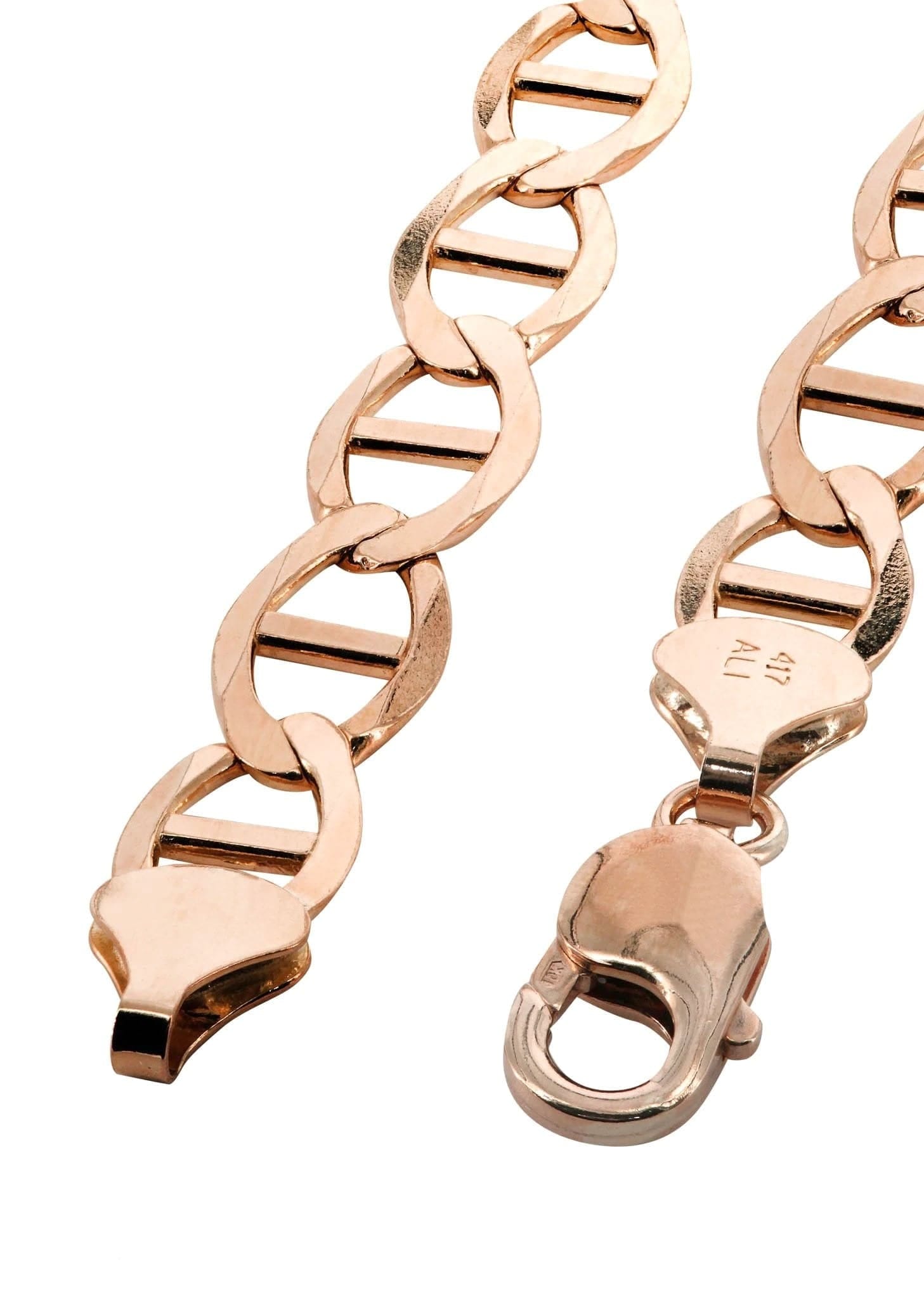 Manufacturer 4 14K Rose Gold Bracelet Solid Mariner For Women