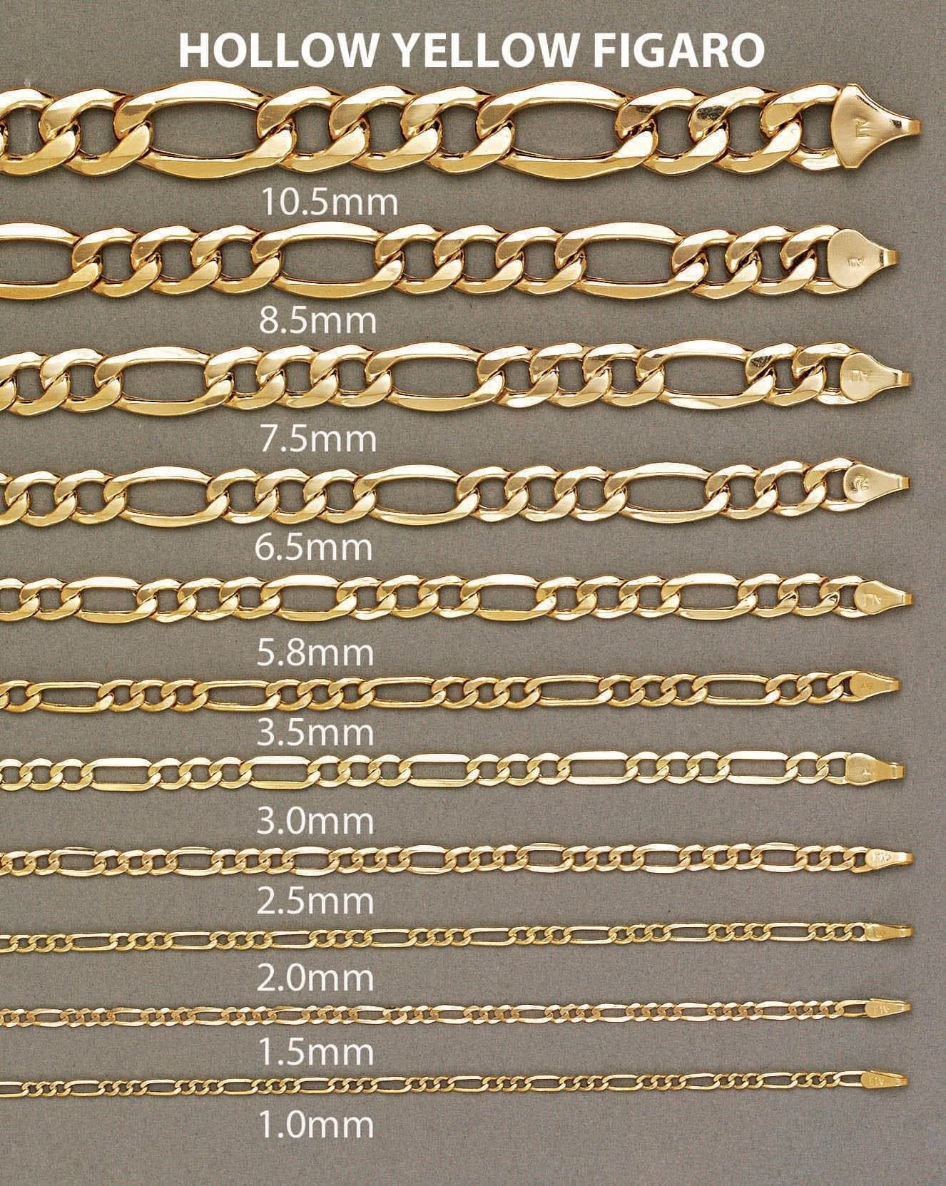 Manufacturer 5 Semi Solid Womens Figaro Bracelet 10K Yellow Gold