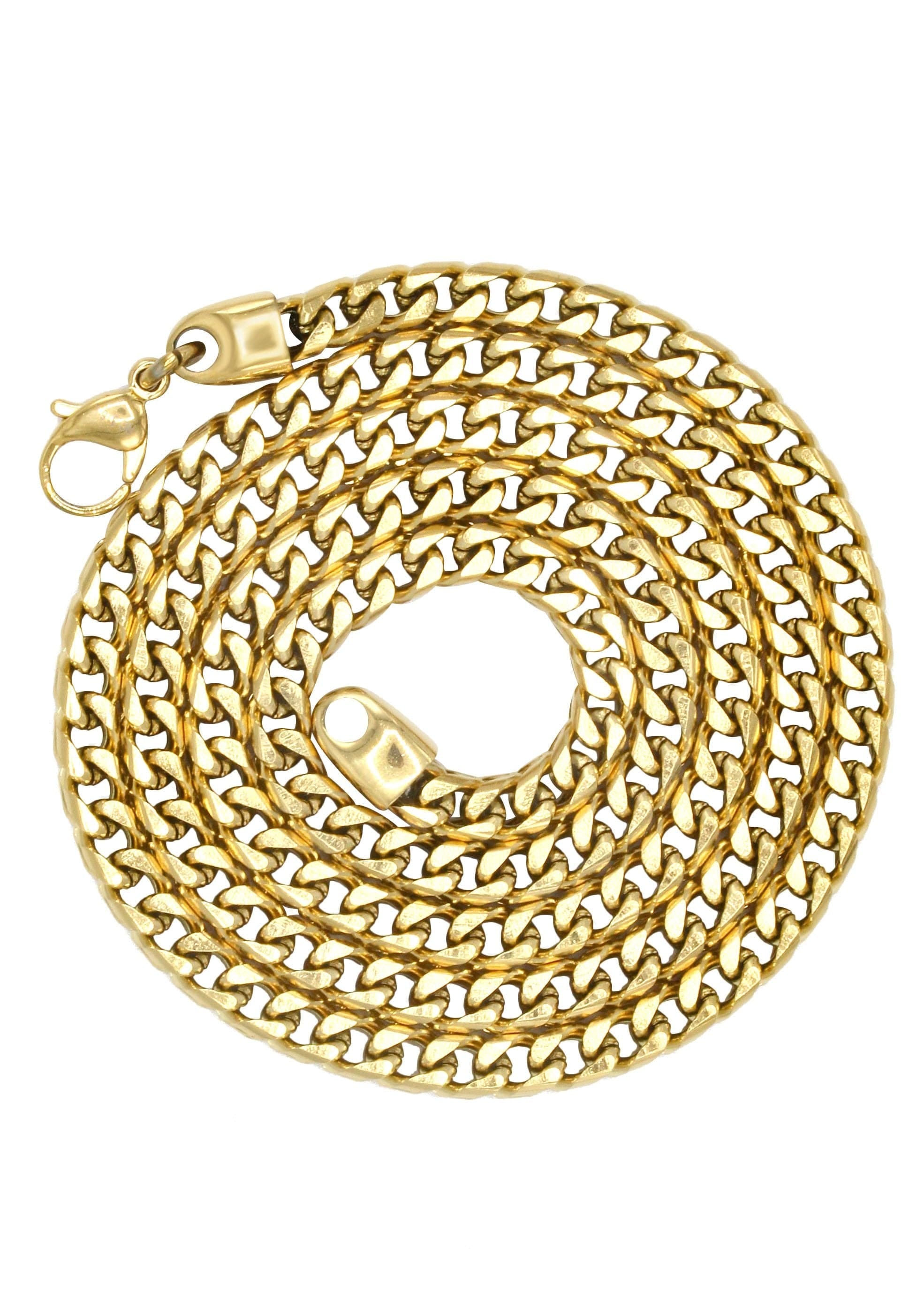 Manufacturer 30 Gold Plated Mens Chain Solid Franco
