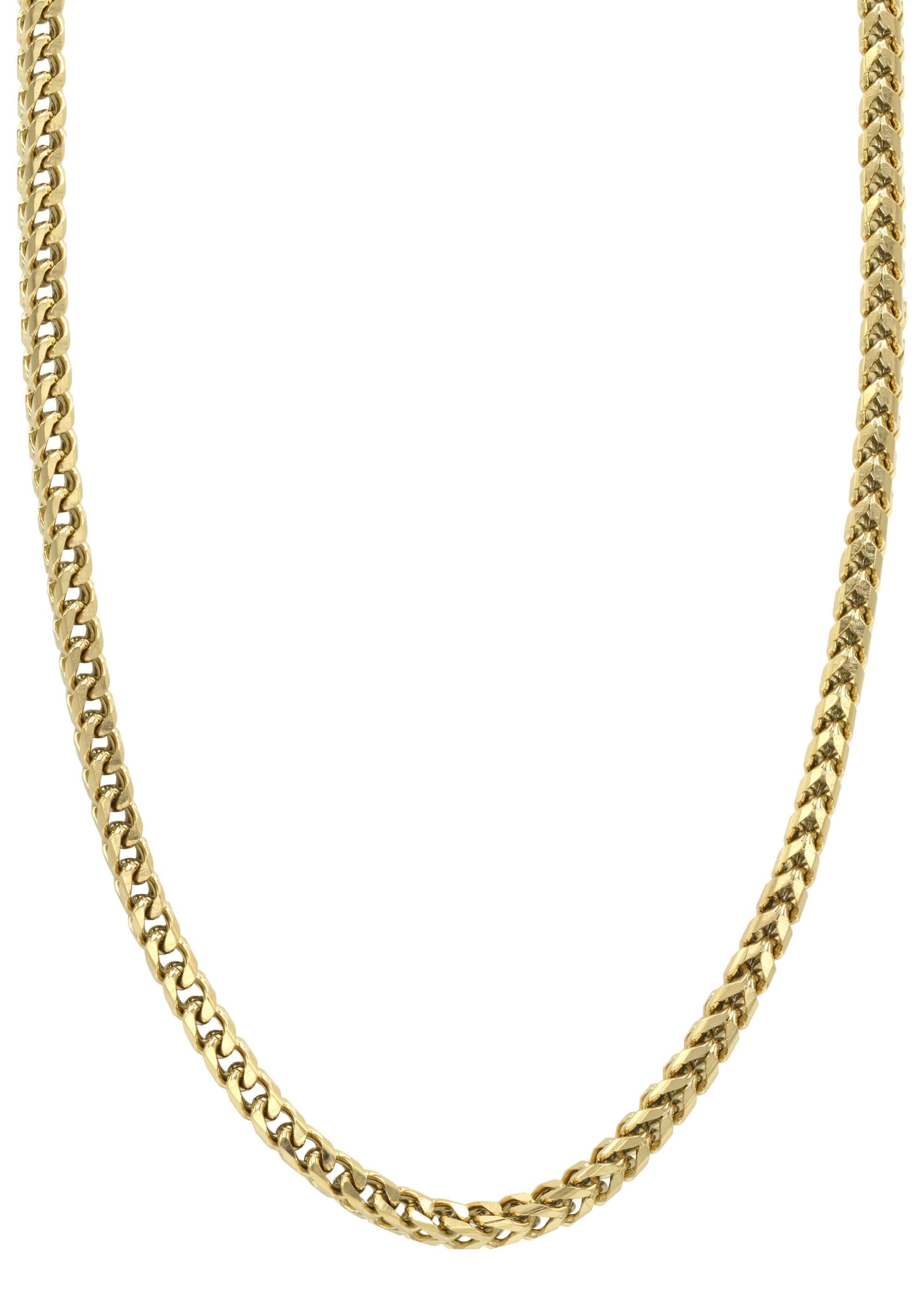 Manufacturer 30 Gold Plated Mens Chain Solid Franco