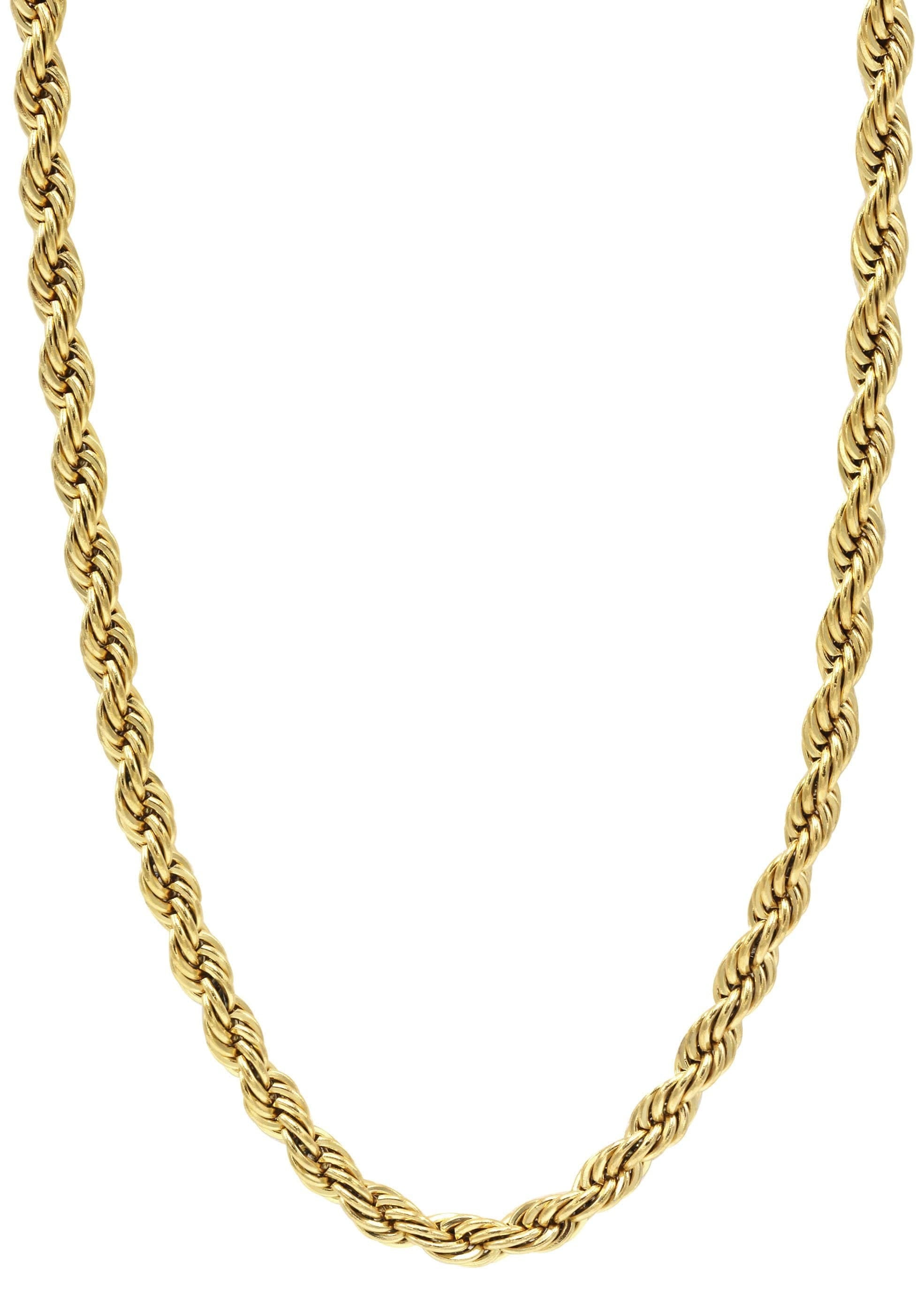 Manufacturer 30 Gold Plated Mens Chain Solid Rope
