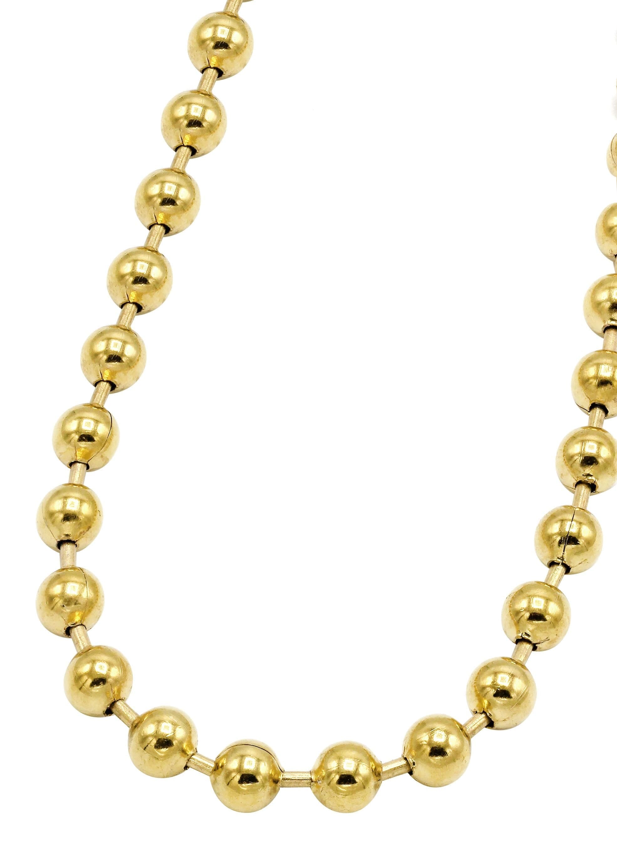 Manufacturer 30 Gold Plated Mens Chain Dog Tag