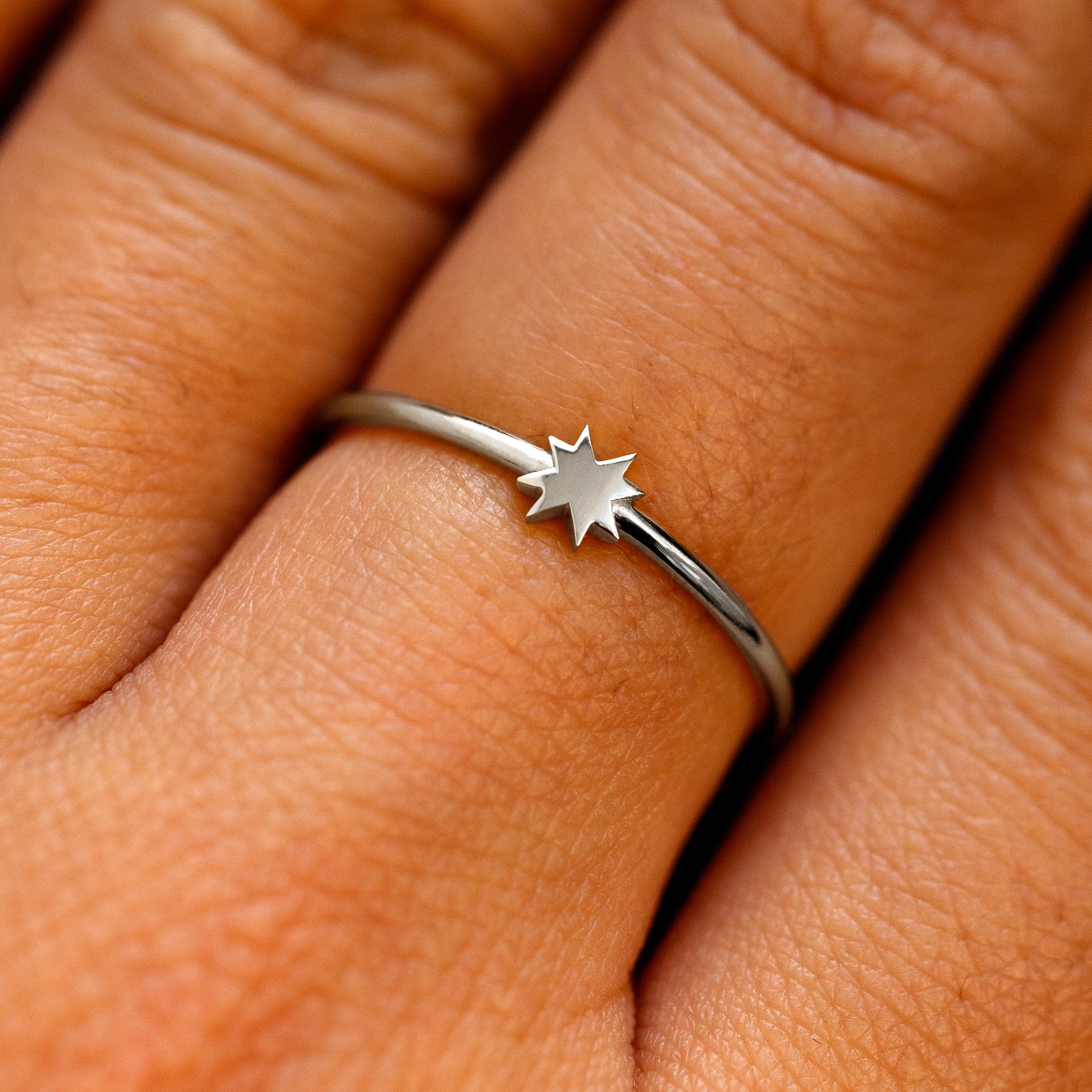 Automic Gold Studio 8 Pointed Star Ring