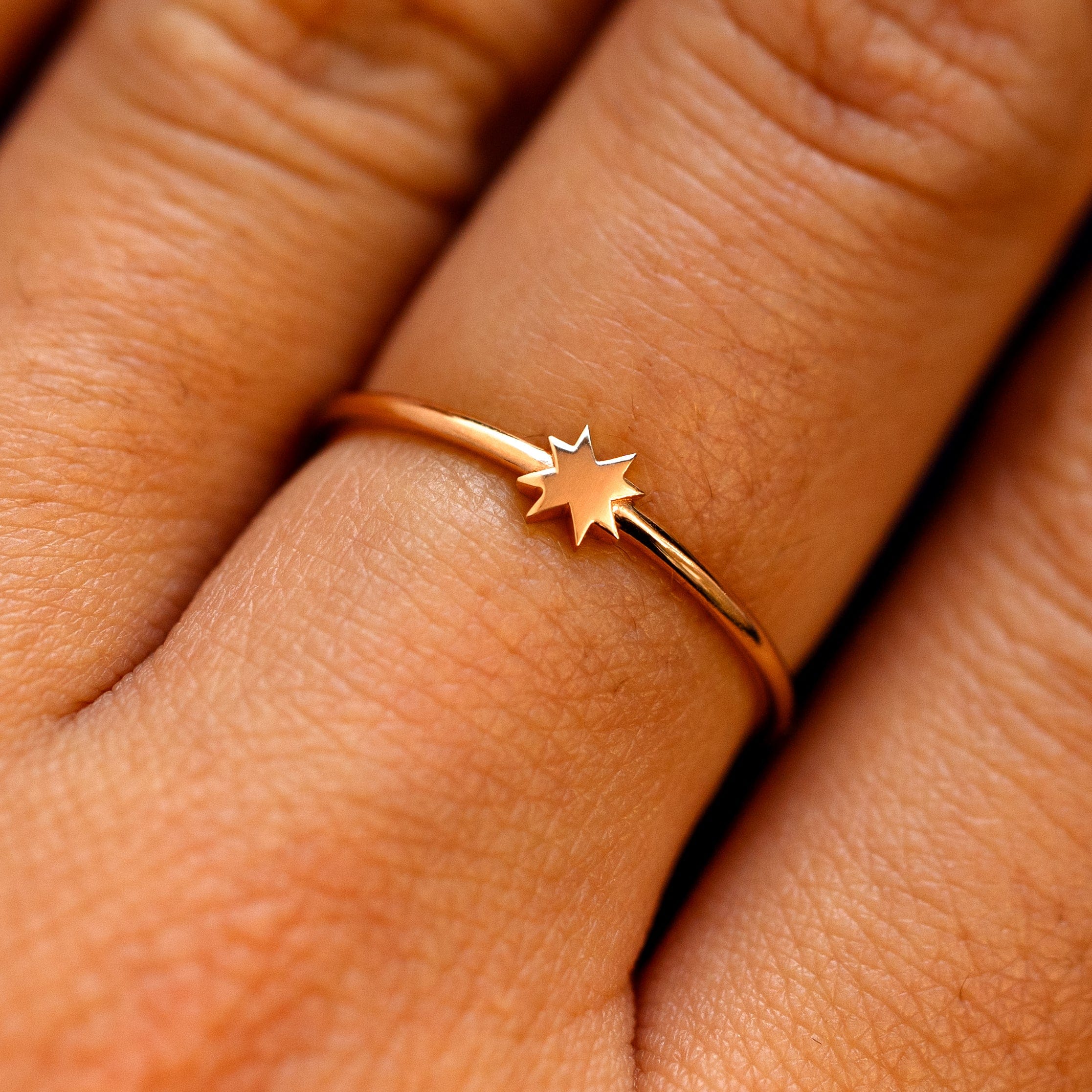 Automic Gold Studio 8 Pointed Star Ring