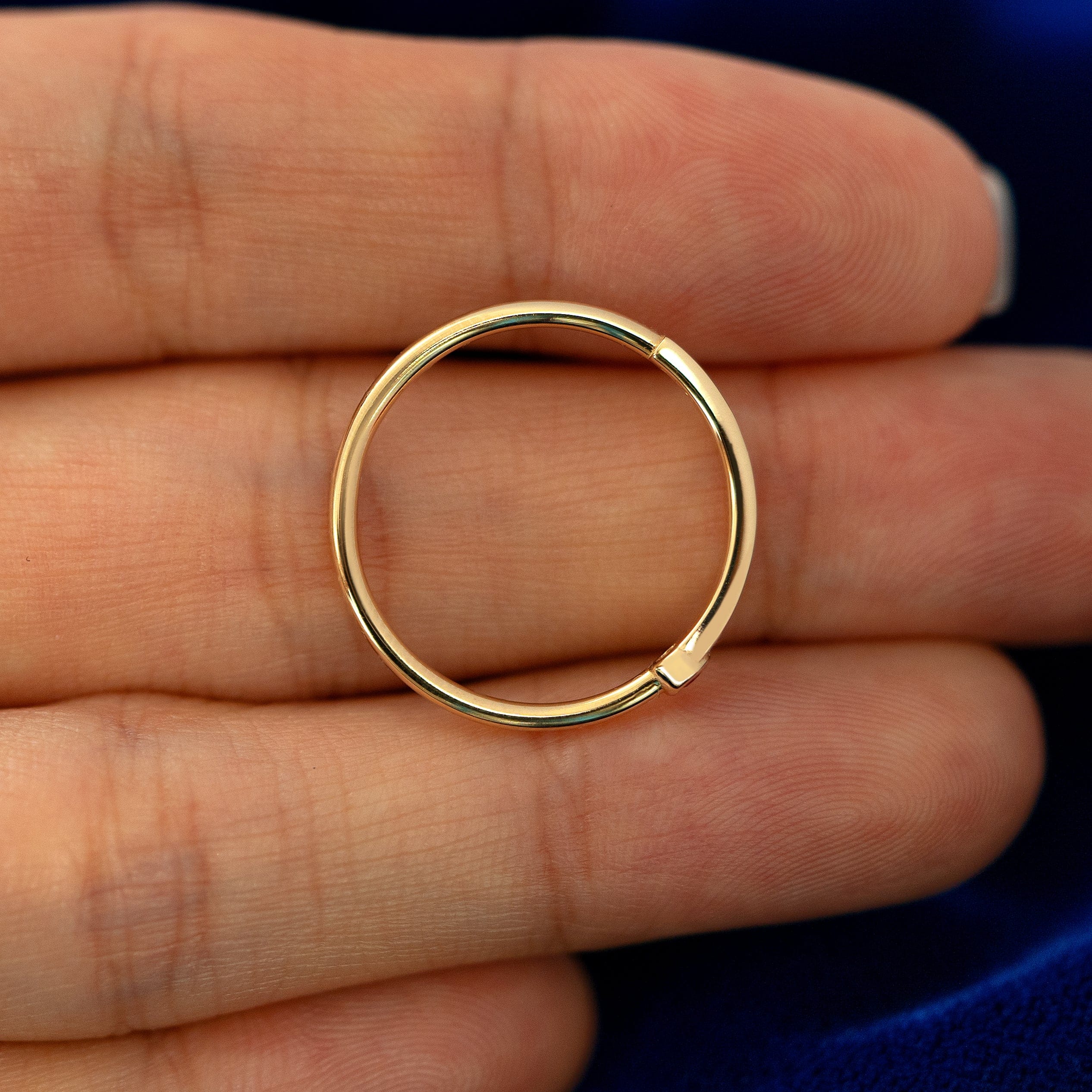 Automic Gold Studio Bezel Set Gemstone Bar Ring
