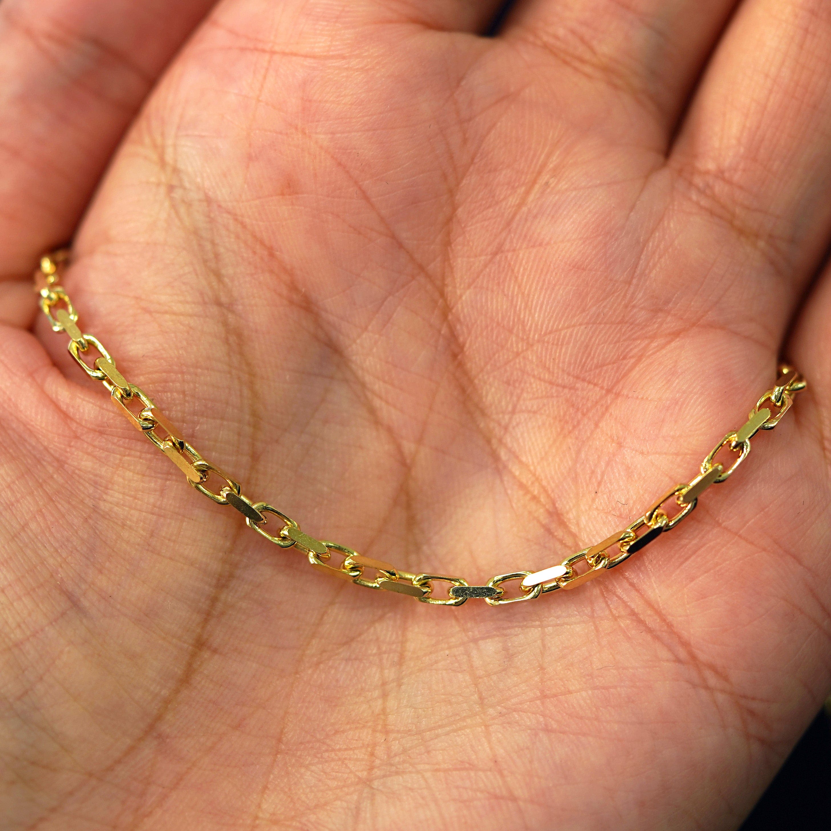 Automic Gold Studio Anchor Anklet