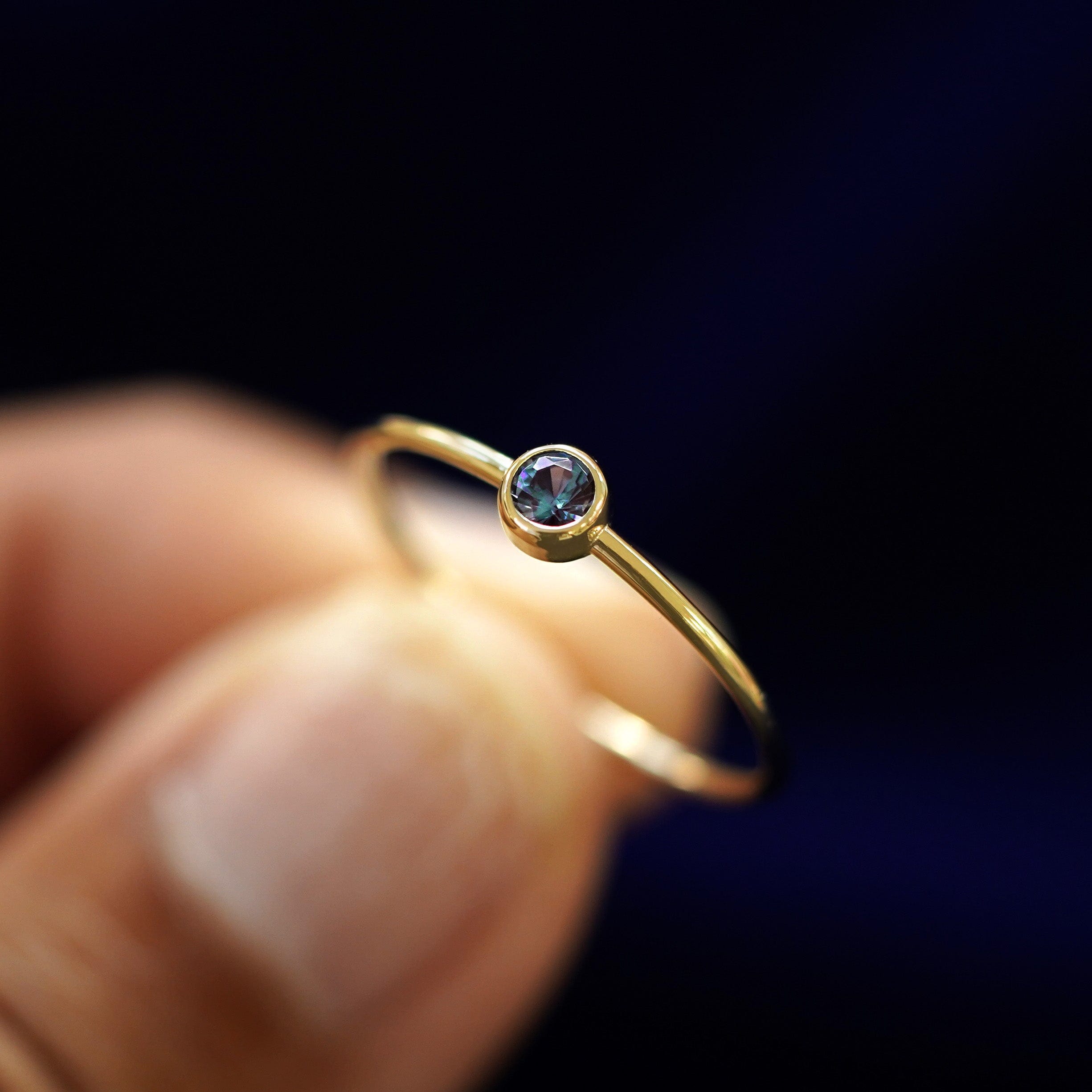 Automic Gold Studio Alexandrite Ring