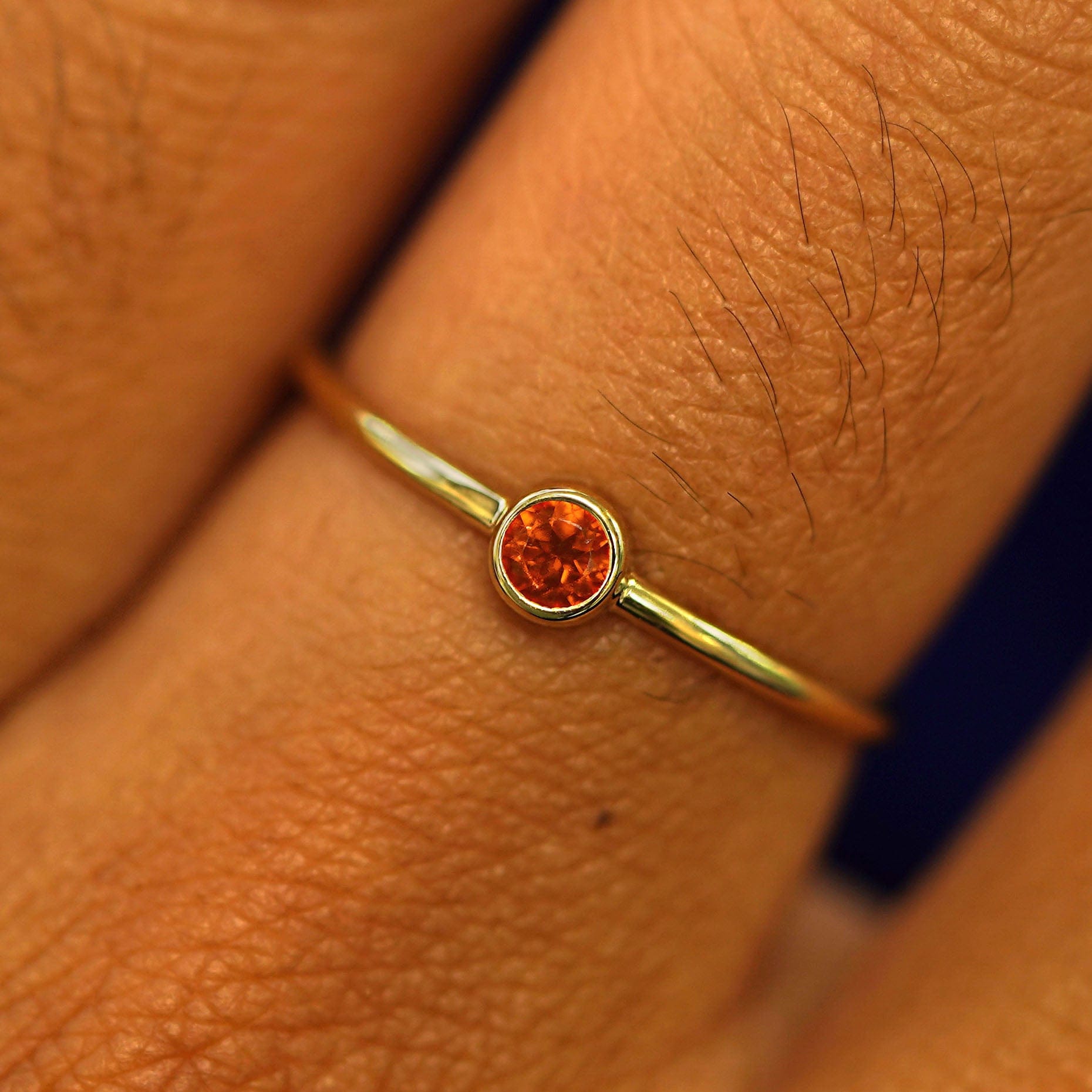 Automic Gold Studio Fire Opal Ring