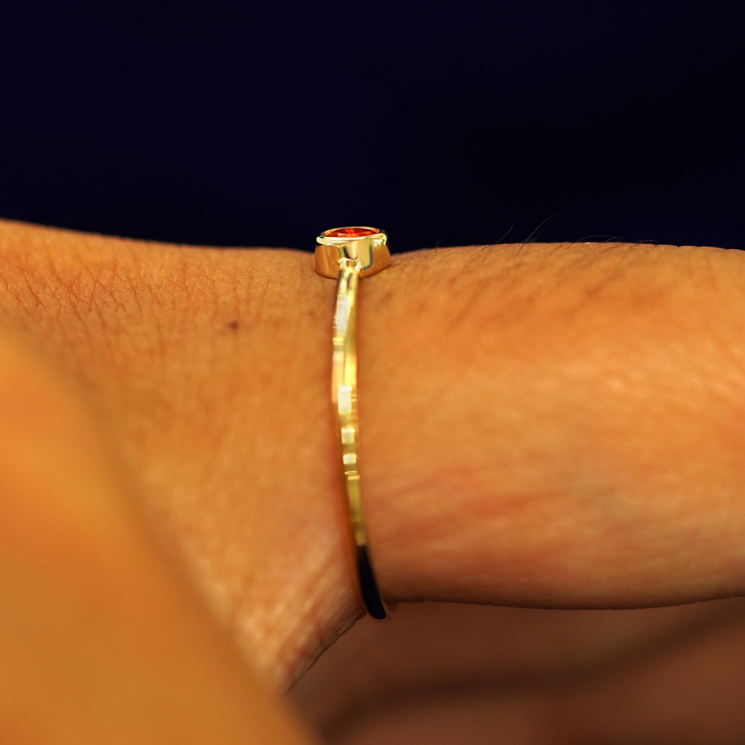 Automic Gold Studio Fire Opal Ring
