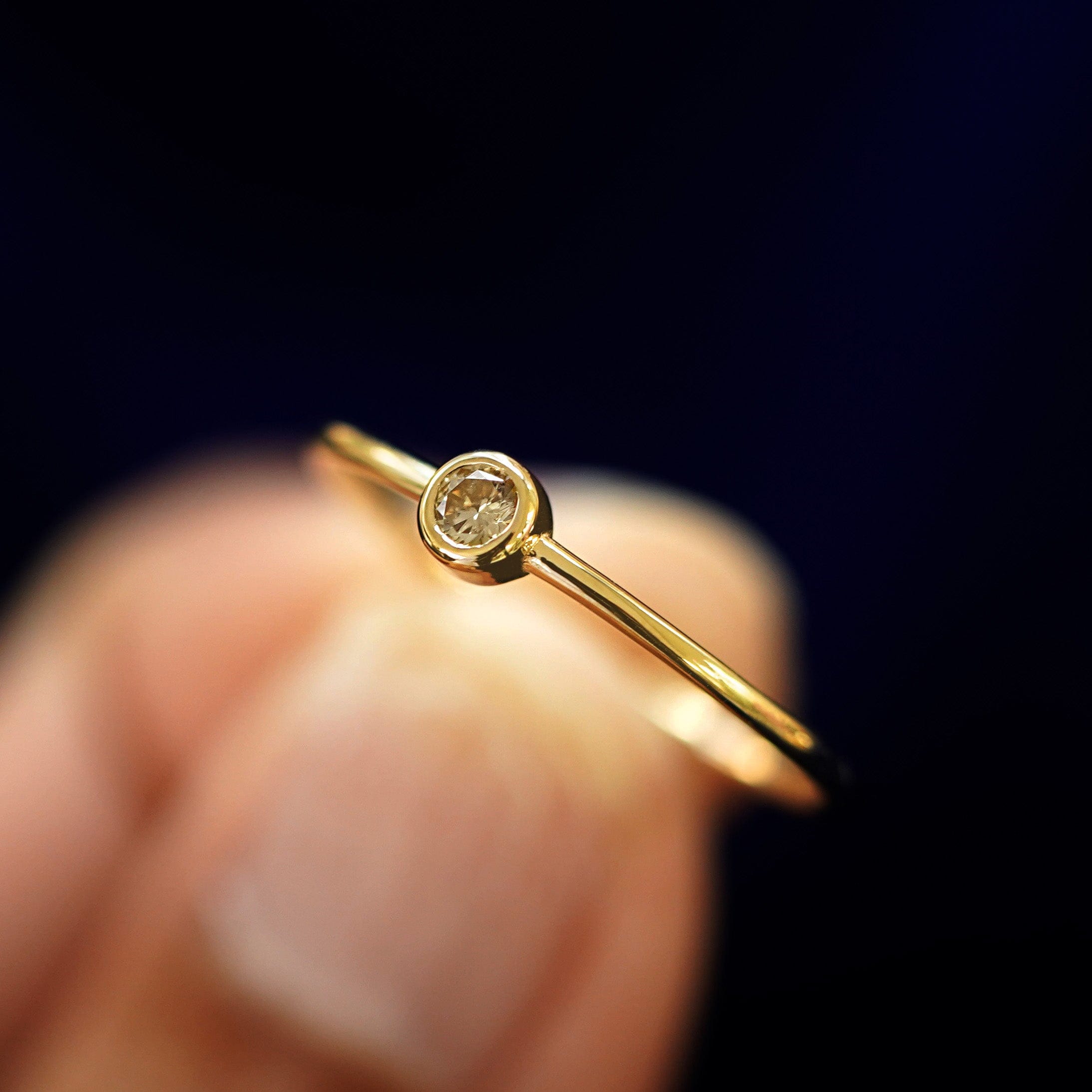 Automic Gold Studio Champagne Diamond Ring