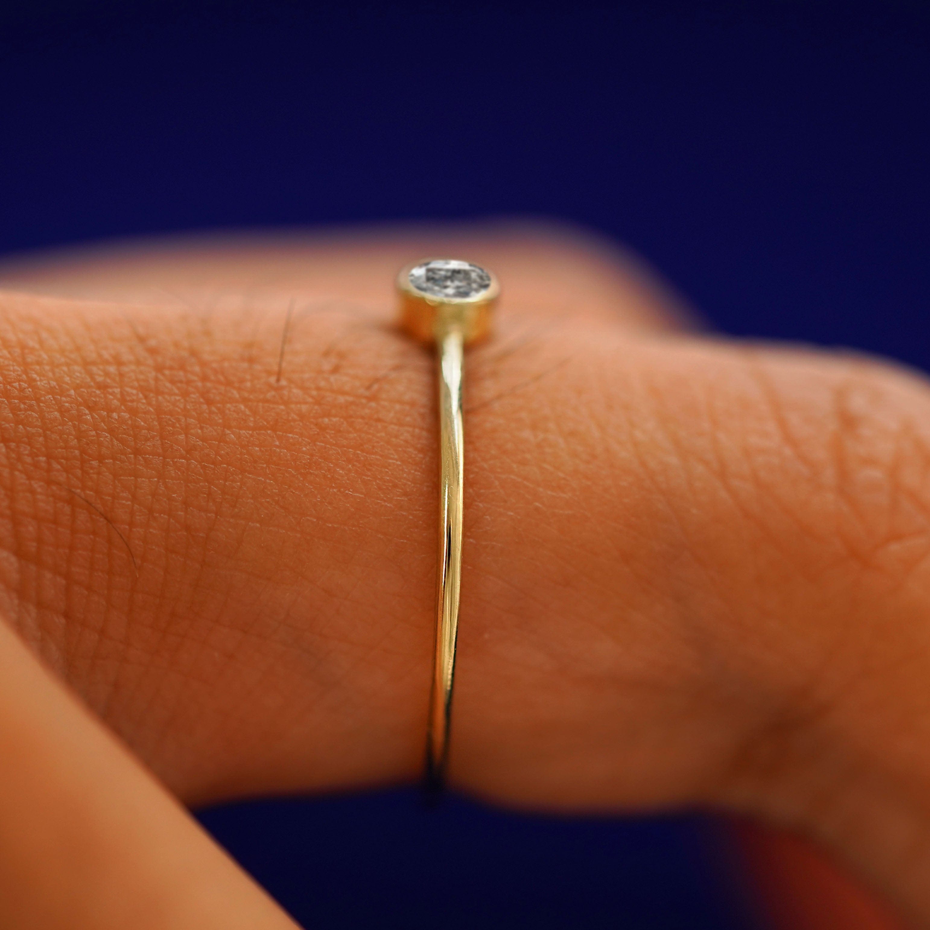 Automic Gold Studio Salt and Pepper Diamond Ring
