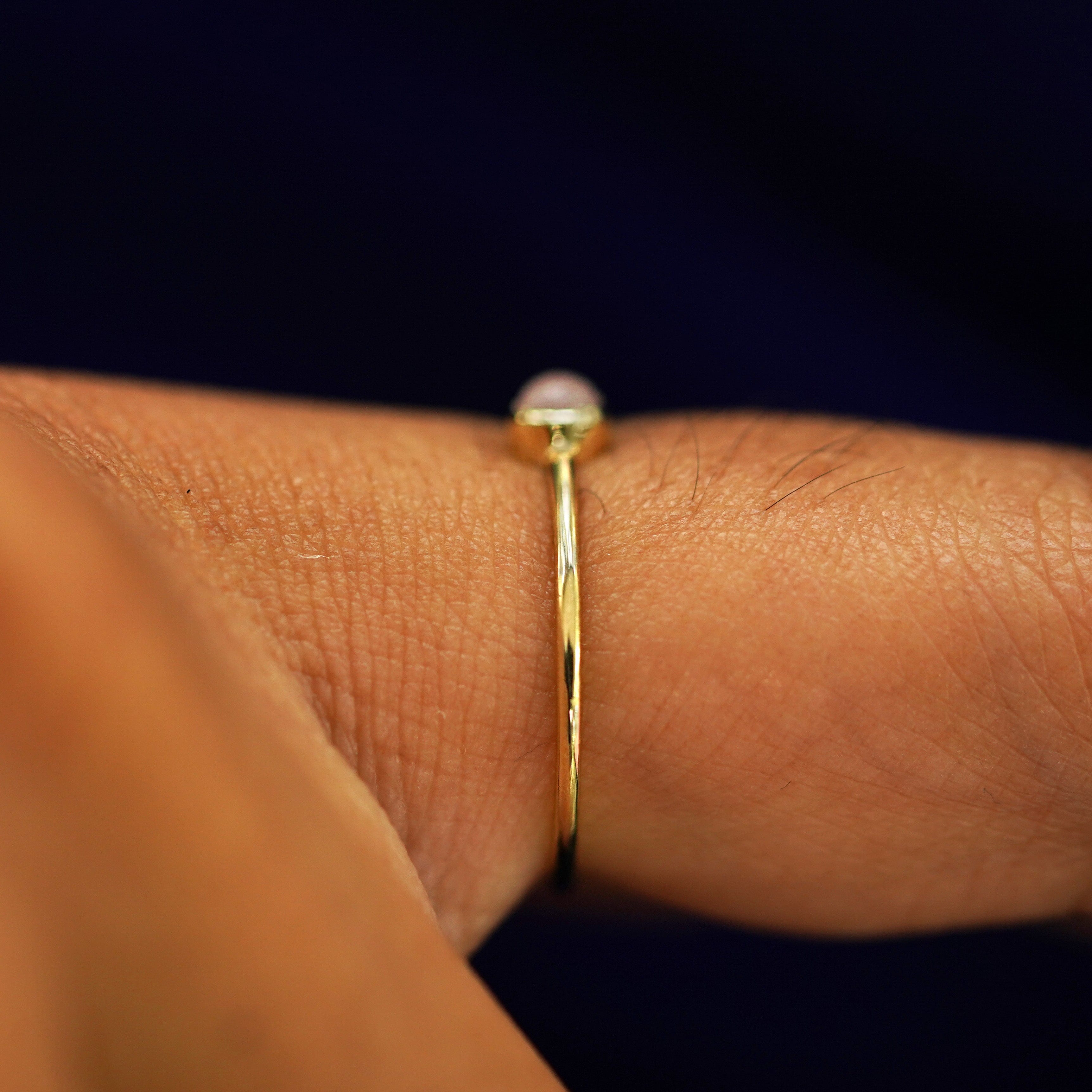 Automic Gold Studio Rose Quartz Ring