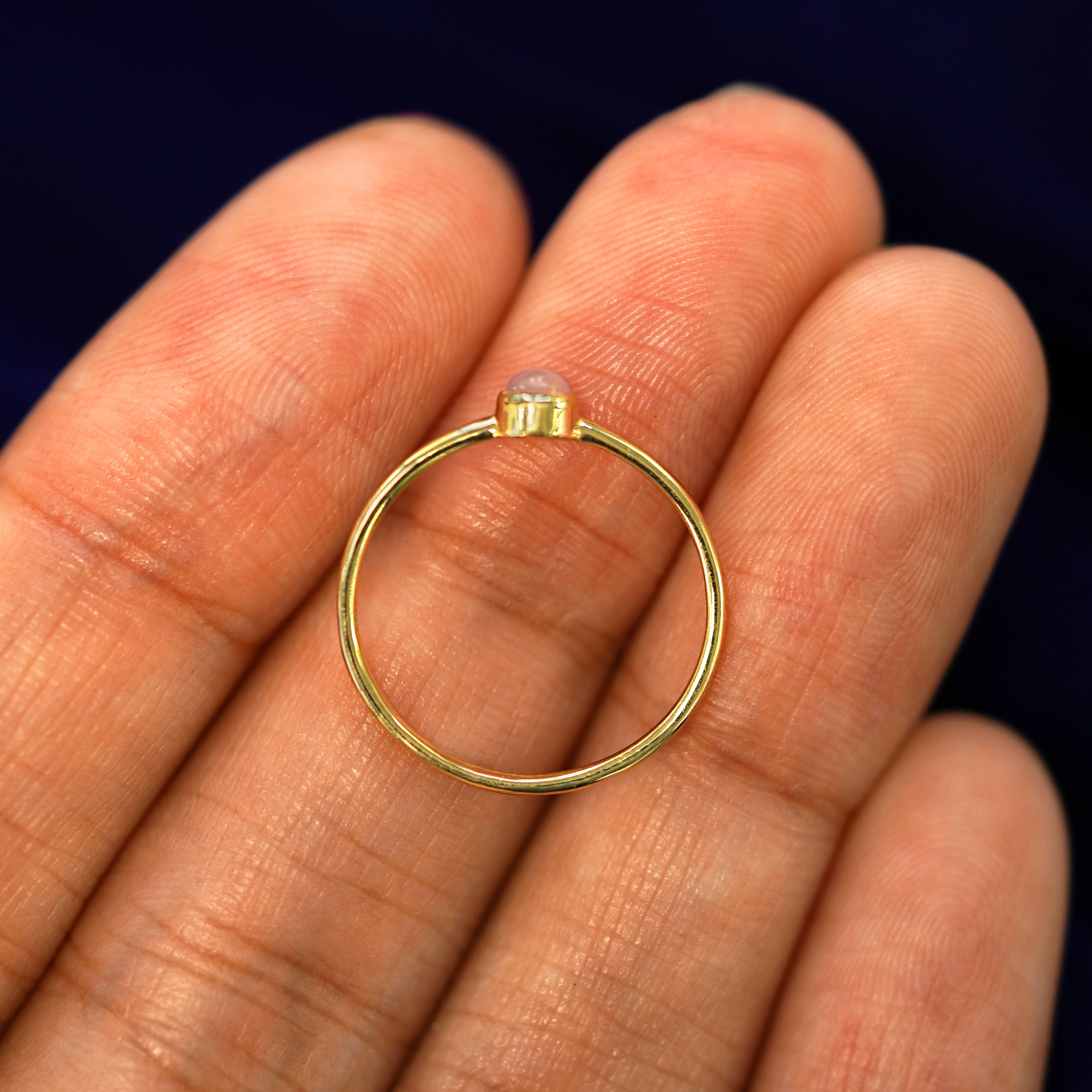 Automic Gold Studio Rose Quartz Ring