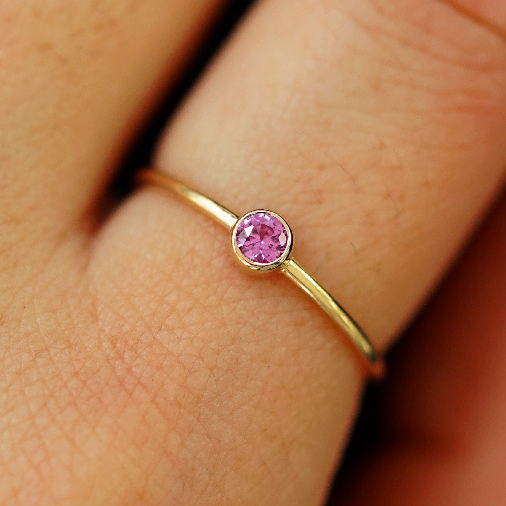 Automic Gold Studio Pink Sapphire Ring