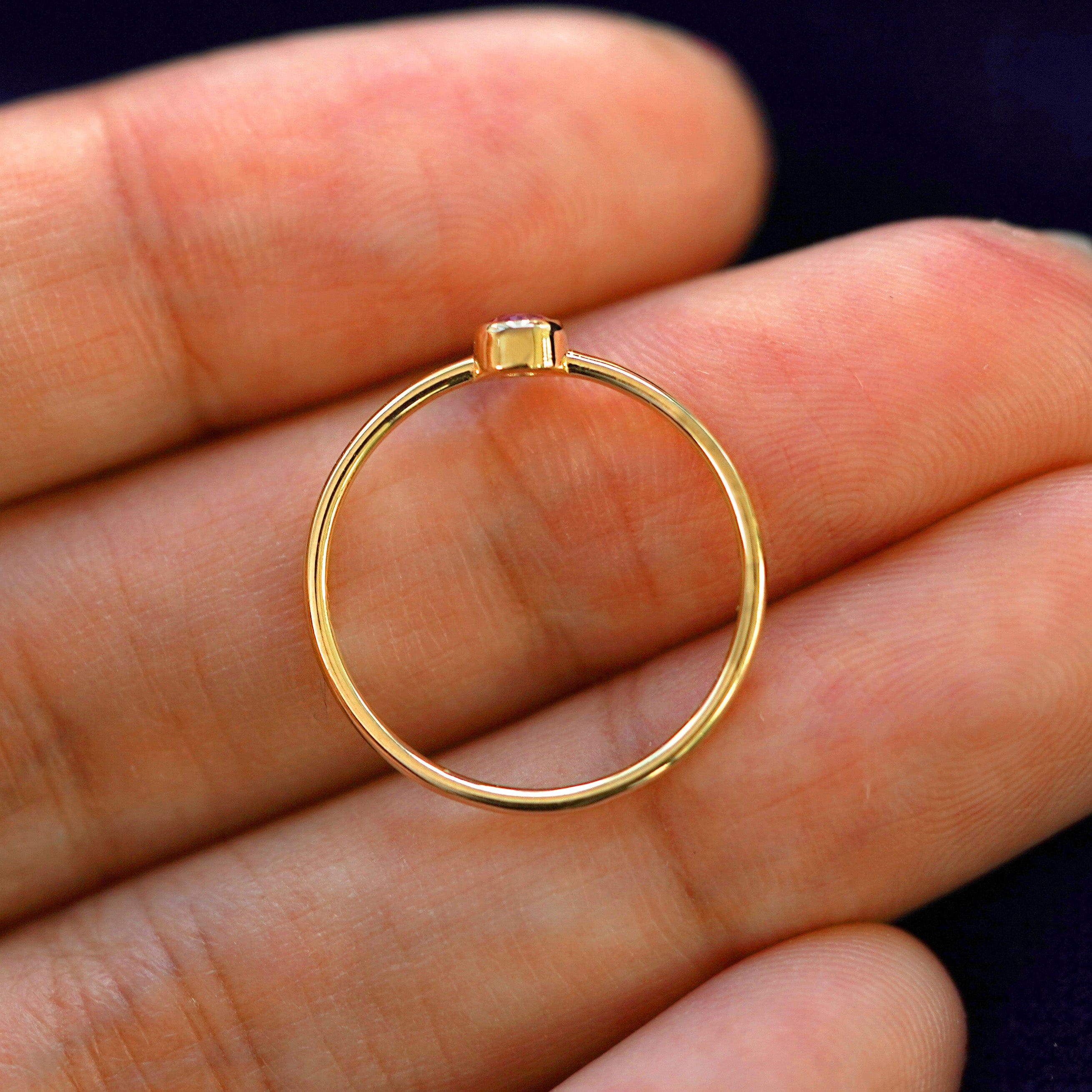 Automic Gold Studio Pink Sapphire Ring
