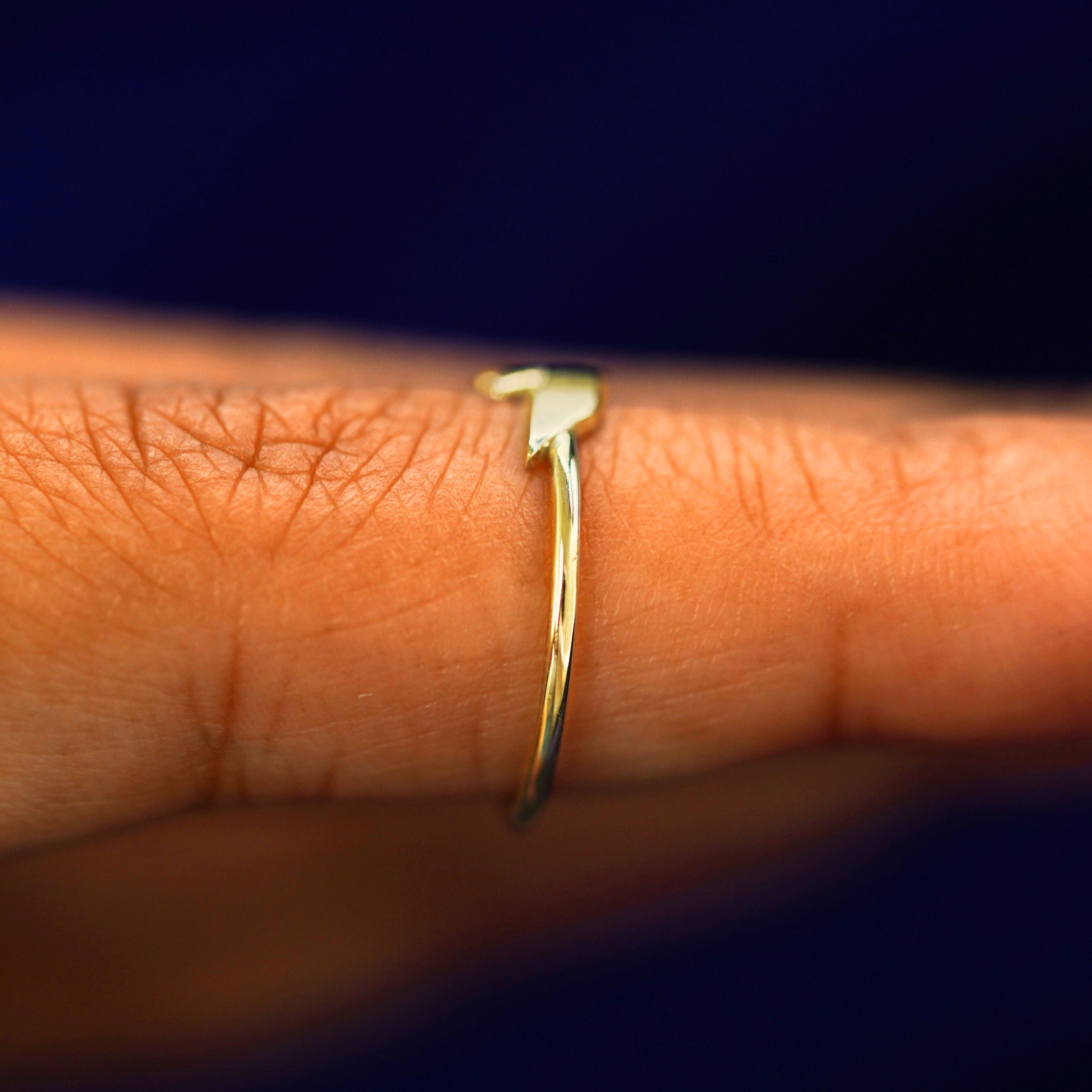 Automic Gold Studio Lightning Bolt Ring