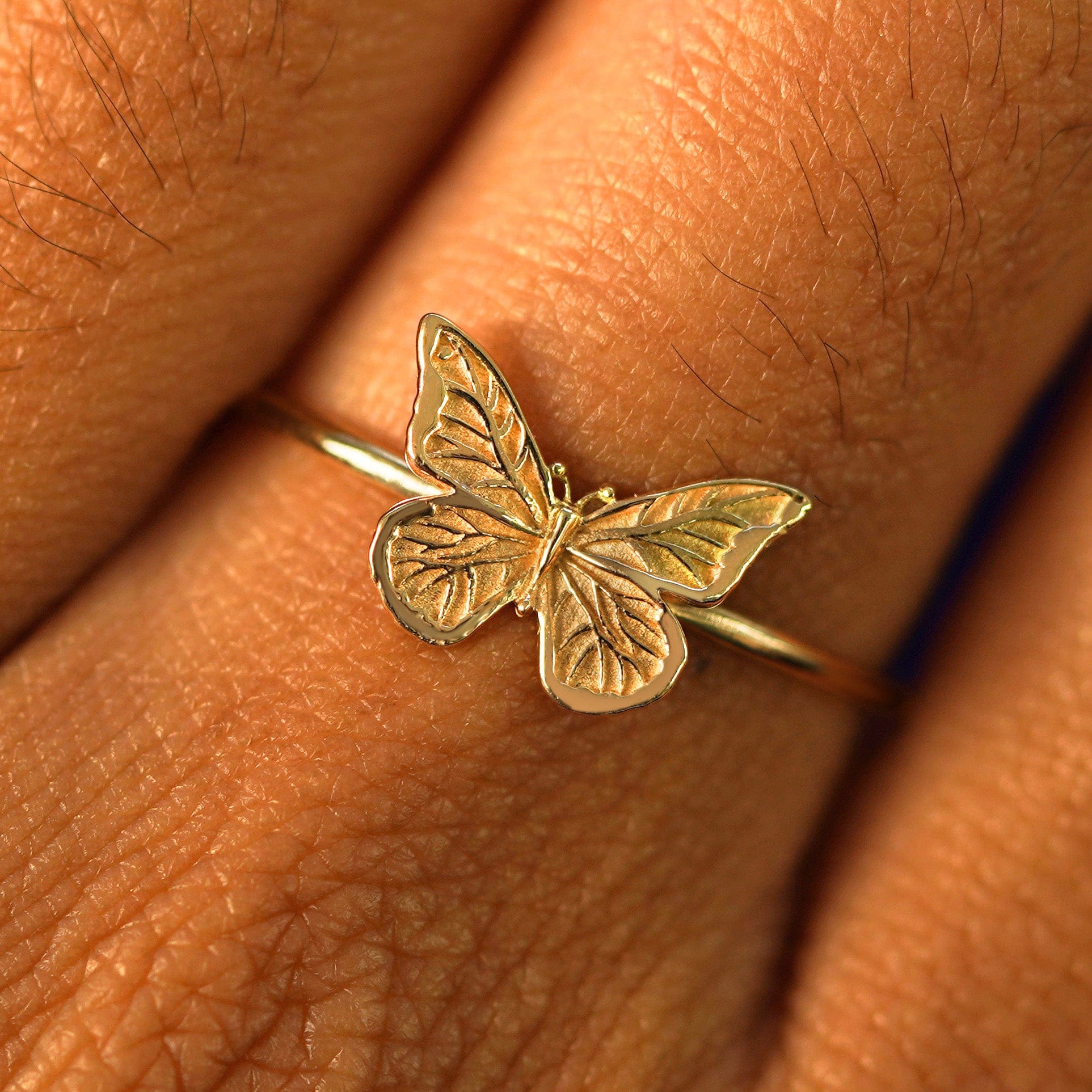 Automic Gold Studio Butterfly Ring