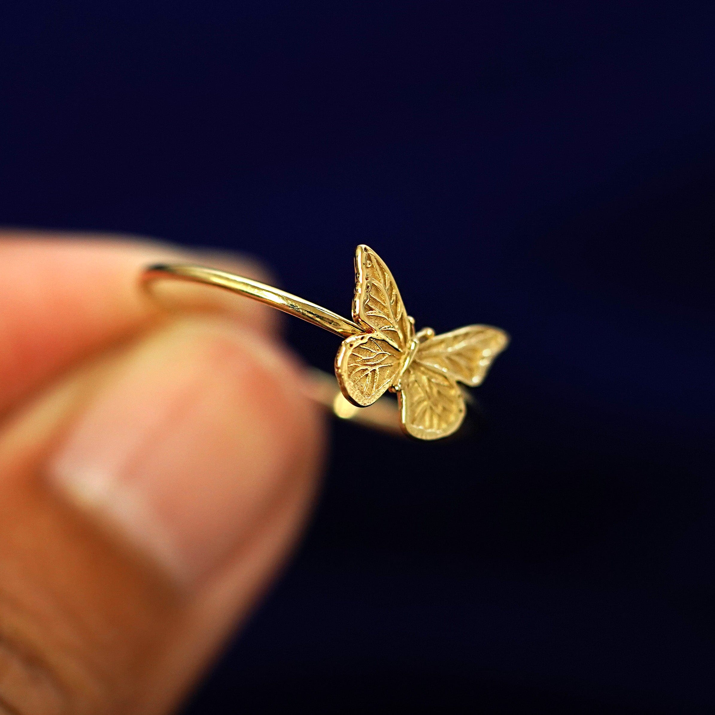 Automic Gold Studio Butterfly Ring
