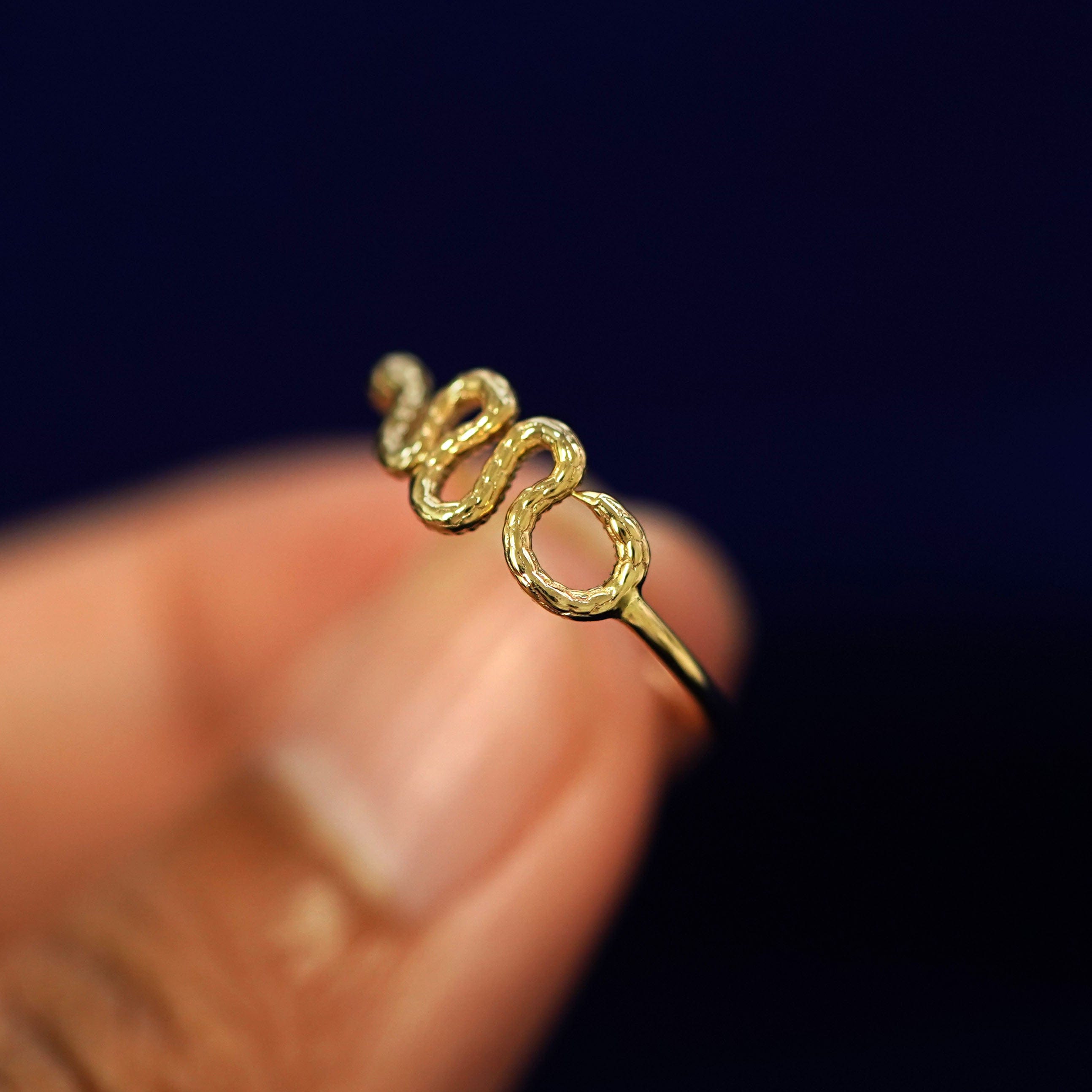 Automic Gold Studio Snake Ring