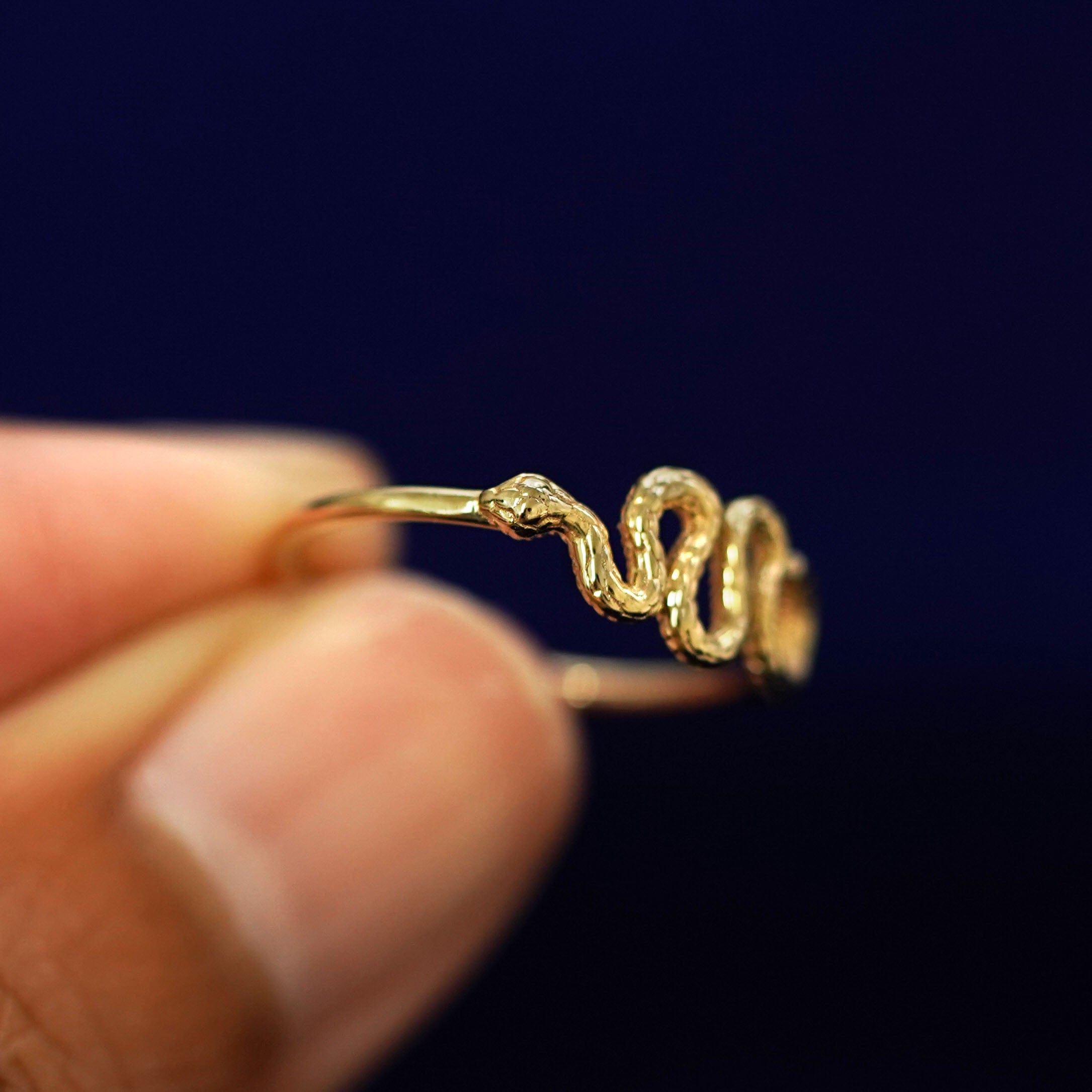 Automic Gold Studio Snake Ring