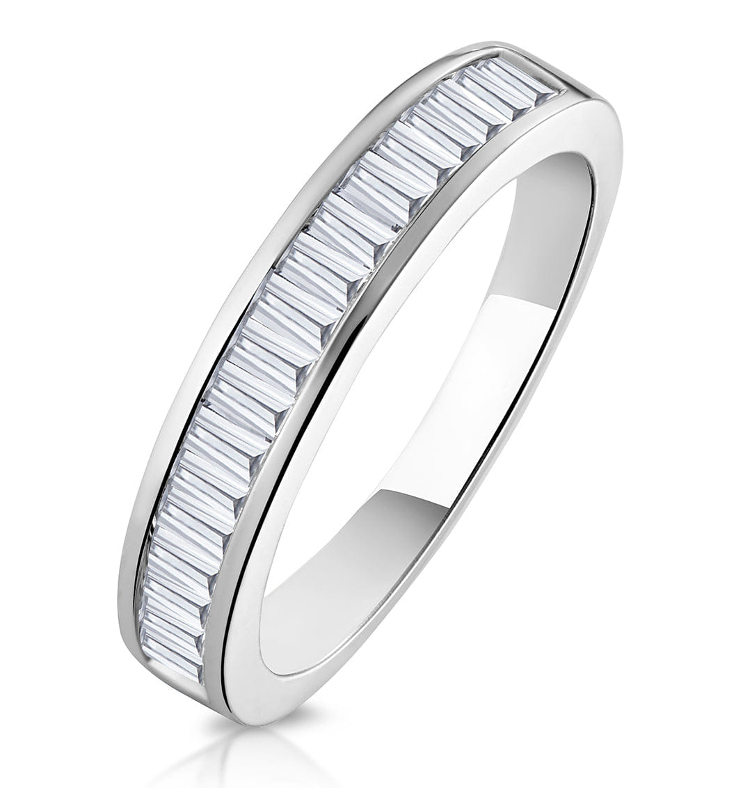 Diamond Yasmin Matching Wedding Band 0.65ct H/Si Diamond in 18K White Gold