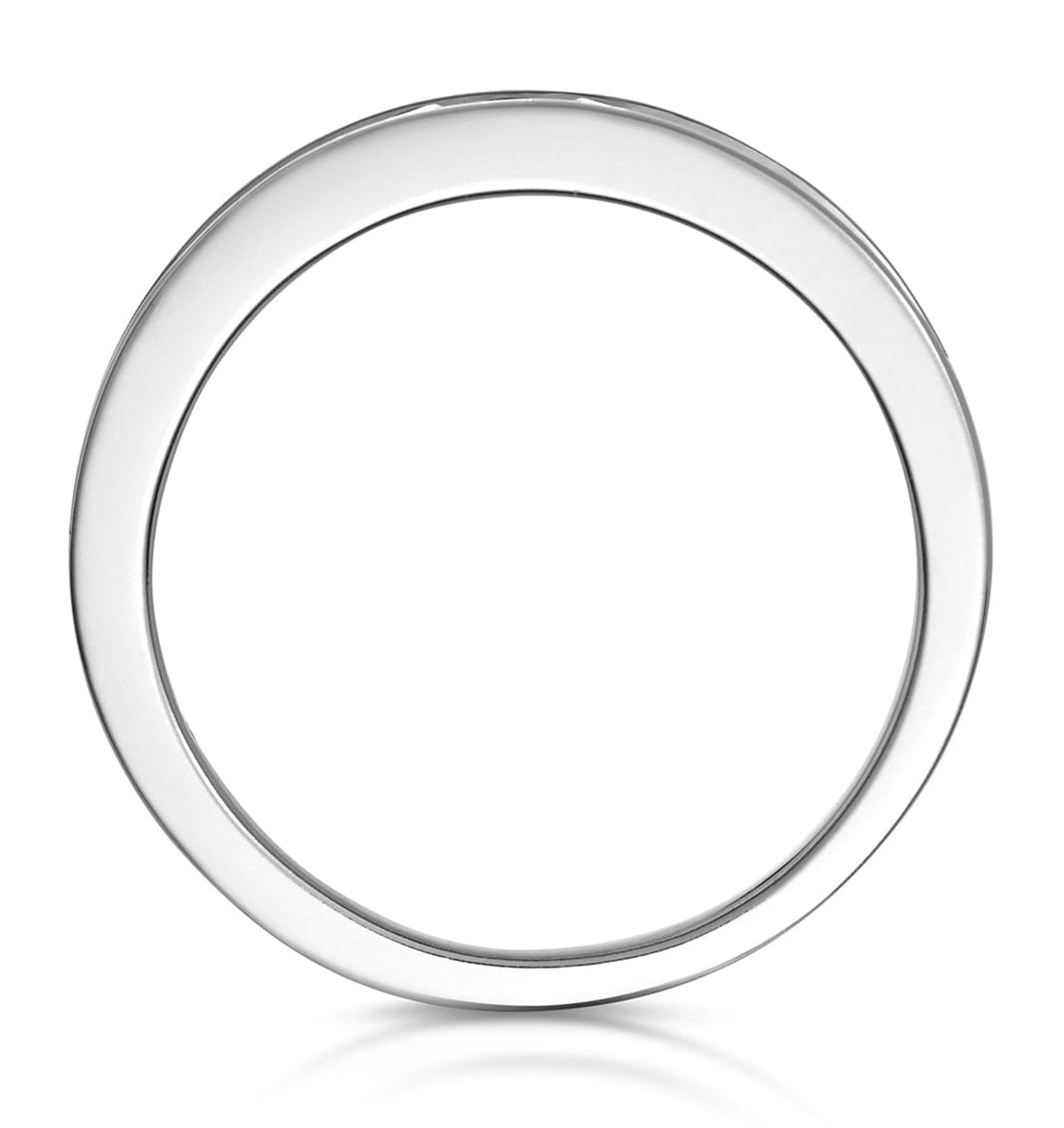 Diamond Alexa Matching Wedding Band 0.55ct H/Si Diamond in 18K White Gold
