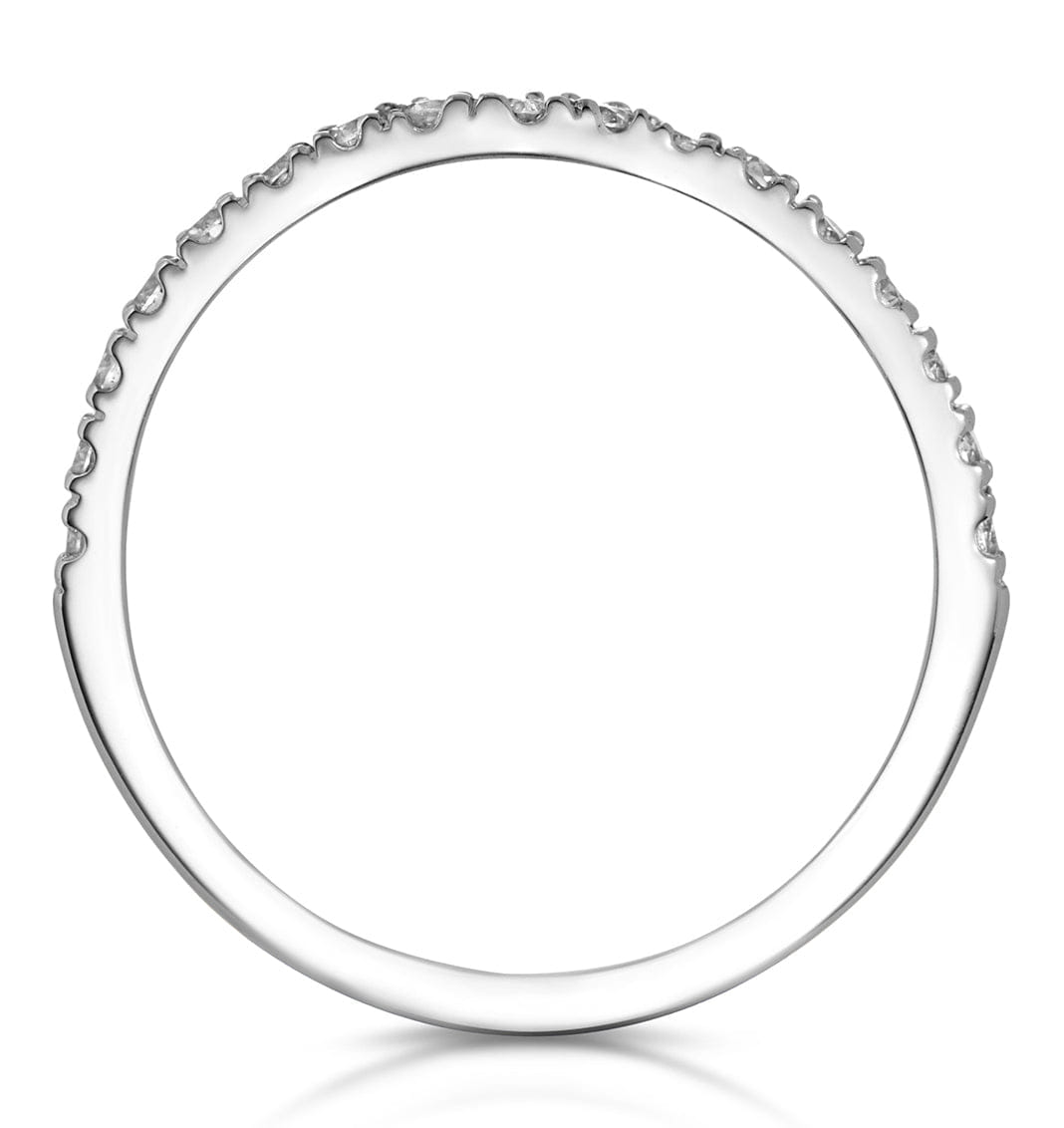 Diamond Lily Matching Wedding Band 0.30ct H/Si Diamond in Platinum