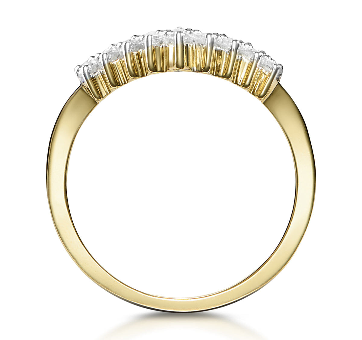WISHBONE Lab Diamond Wishbone Ring 0.45ct in 9K Yellow Gold