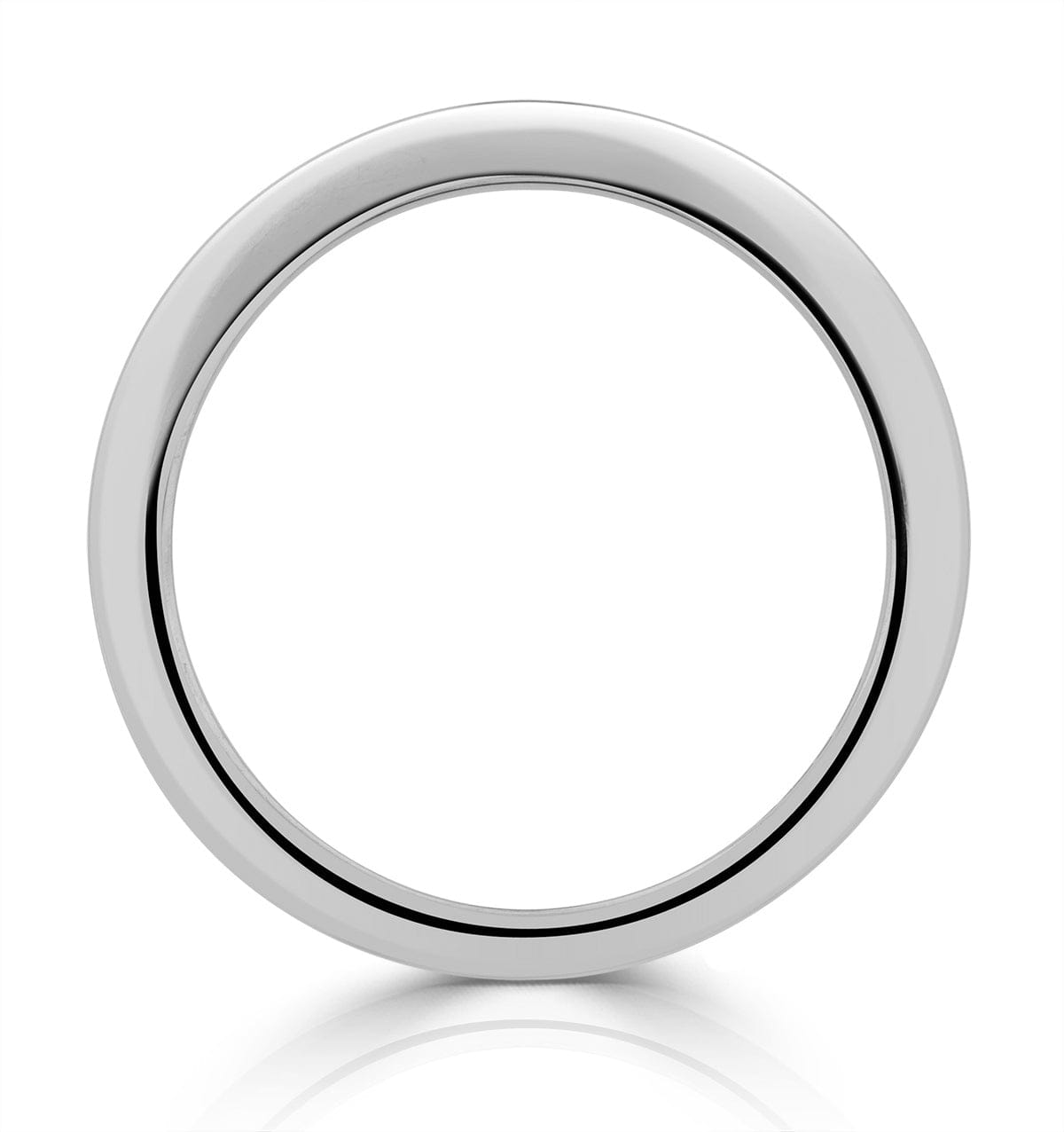 WHITE* Genevieve Matching Wedding Band in 18K White Gold