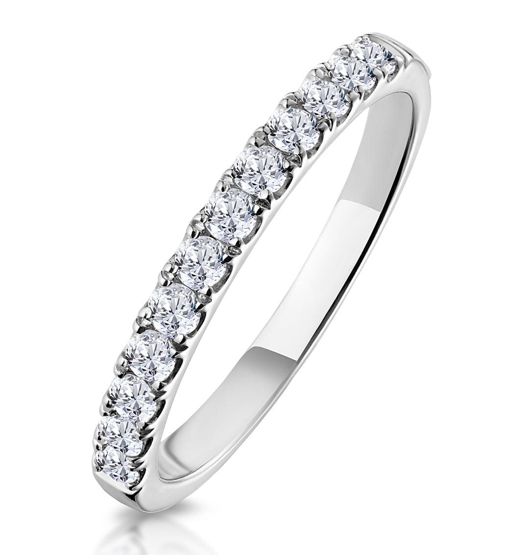 Diamond Adelle Matching Wedding Band 0.35ct H/Si Diamond in 18K White Gold