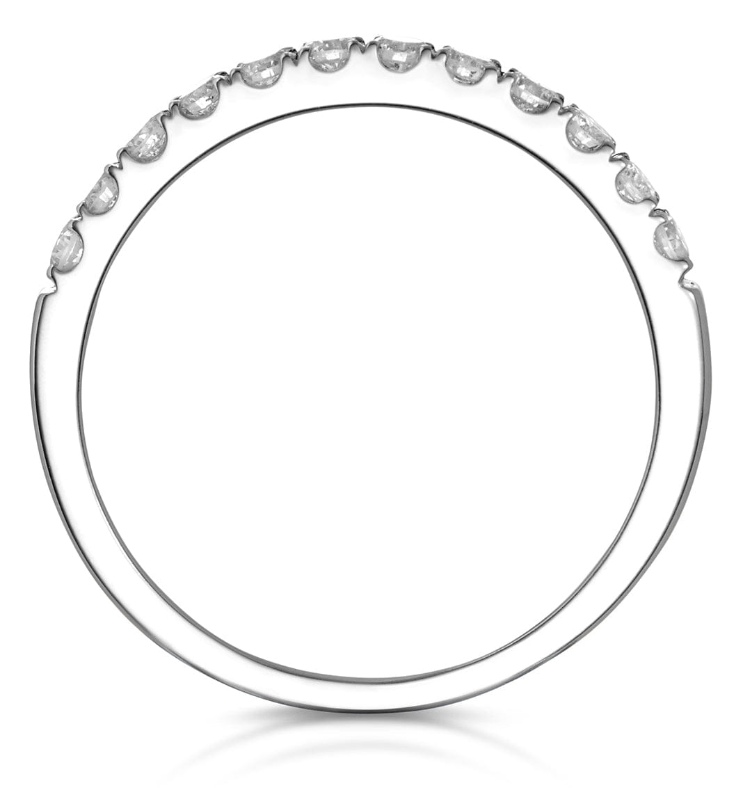 Diamond Adelle Matching Wedding Band 0.35ct H/Si Diamond in 18K White Gold