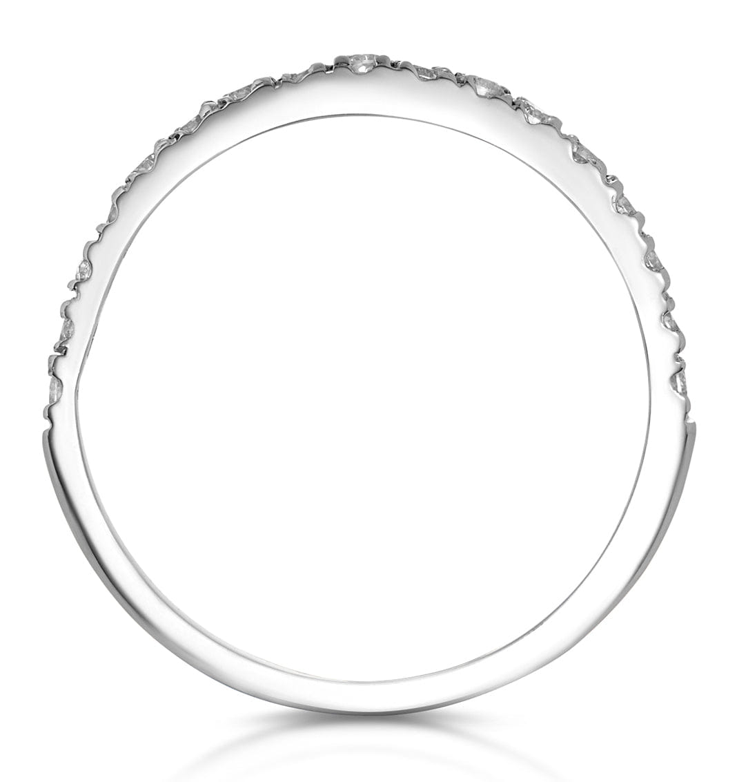 Diamond Matching Wedding Band 0.27ct H/Si Diamond in Platinum