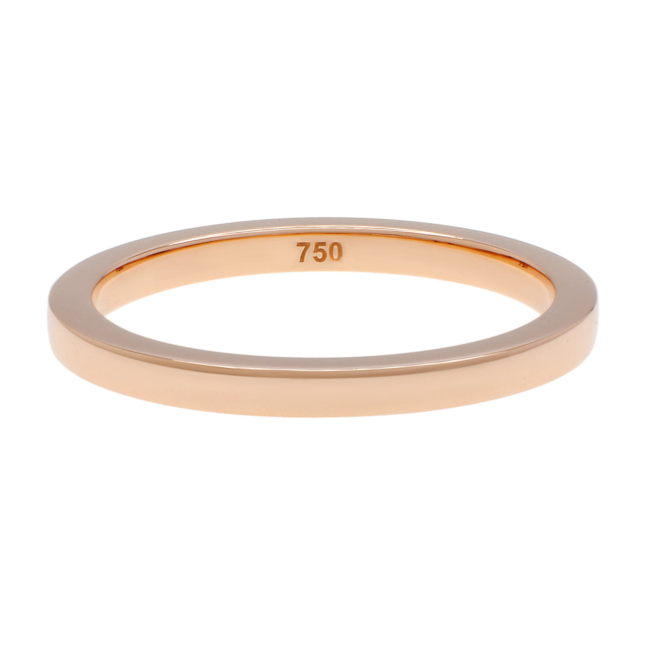 RING 18K Rose Gold Band Ring