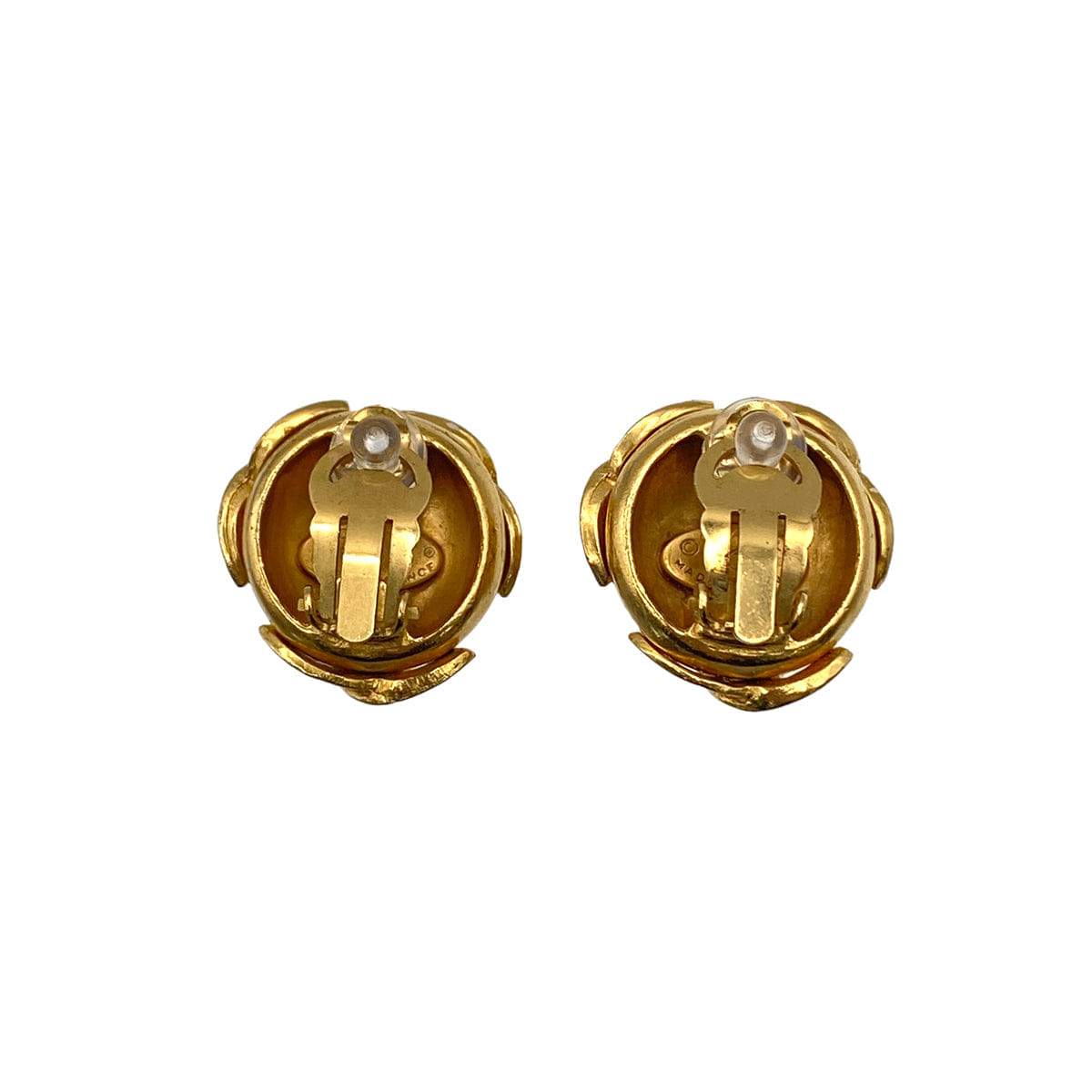 VINTAGE CHANEL EARRINGS TRIPLE COCOMARK ACCESSORY 94A 90326225