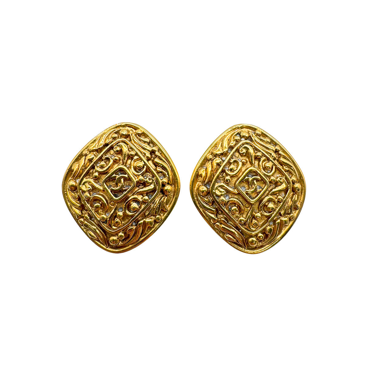 VINTAGE CHANEL EARRINGS COCOMARK DIA ACCESSORY 90328941