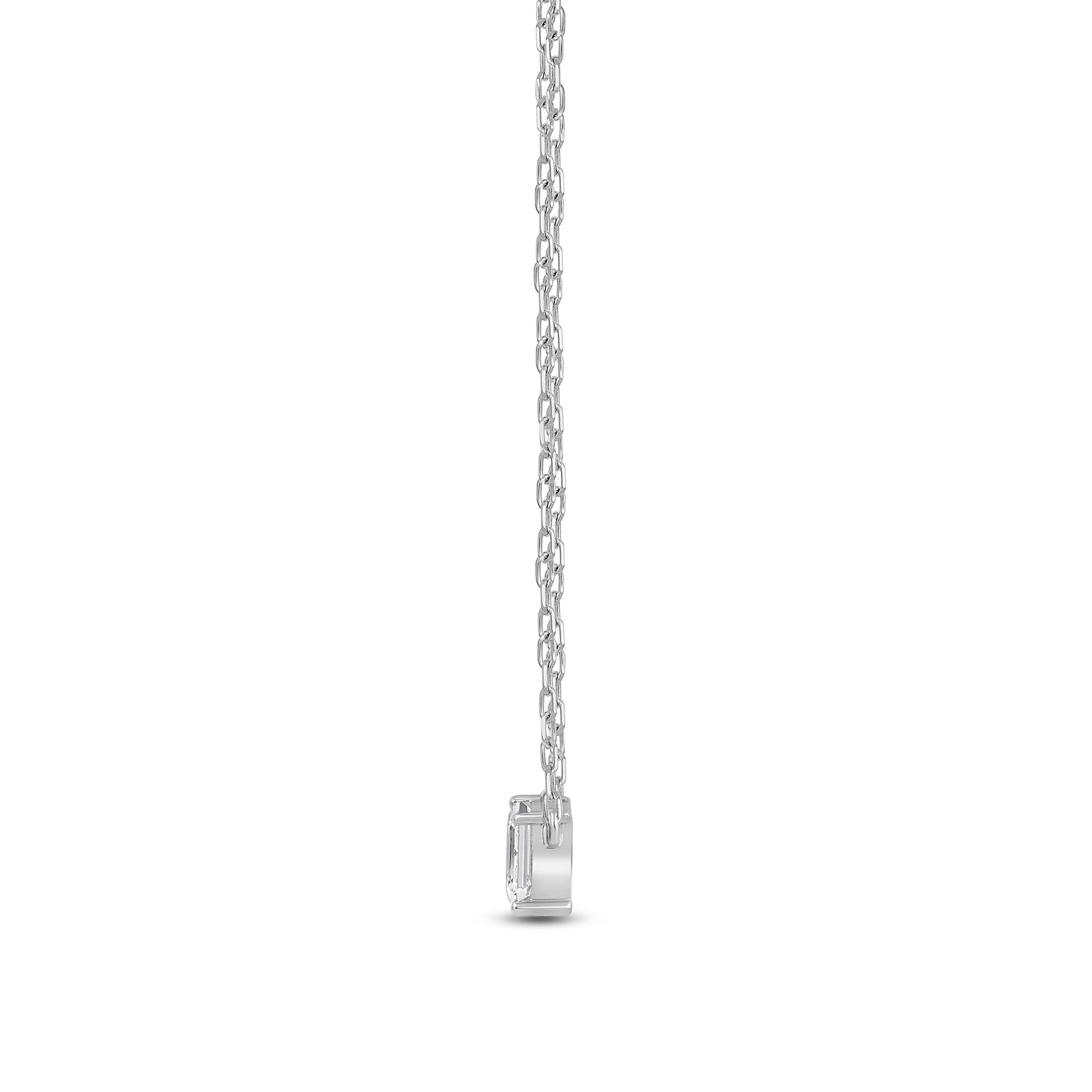 With Clarity Duet Emerald Necklace