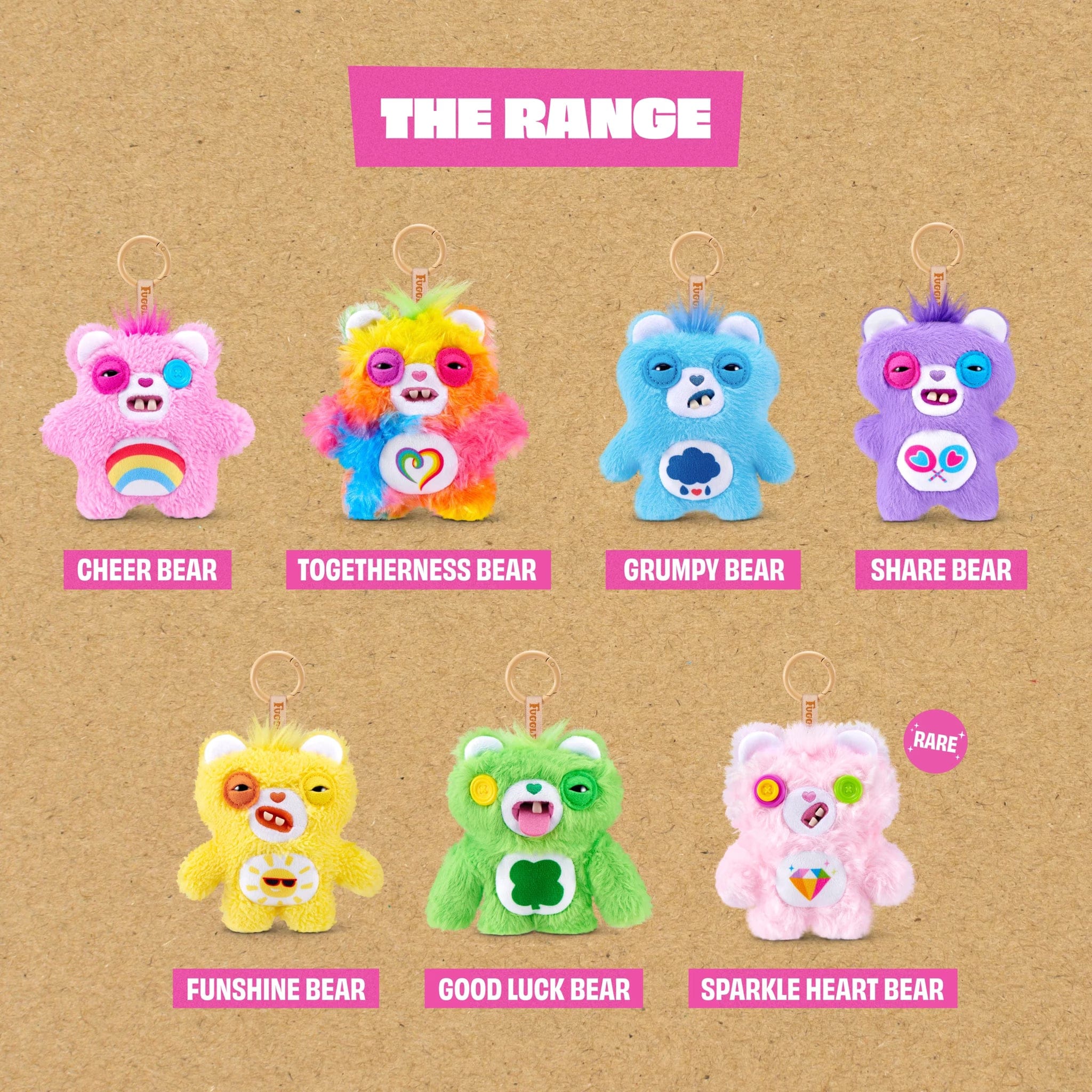 Fuggler x Care Bears Edition Plush Pendant Blind Box