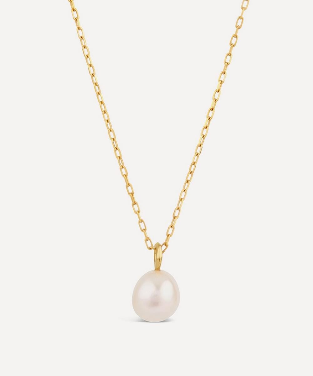 Dinny Hall 22ct Gold - Plated Vermeil Silver Thalassa Pearl Pendant Necklace