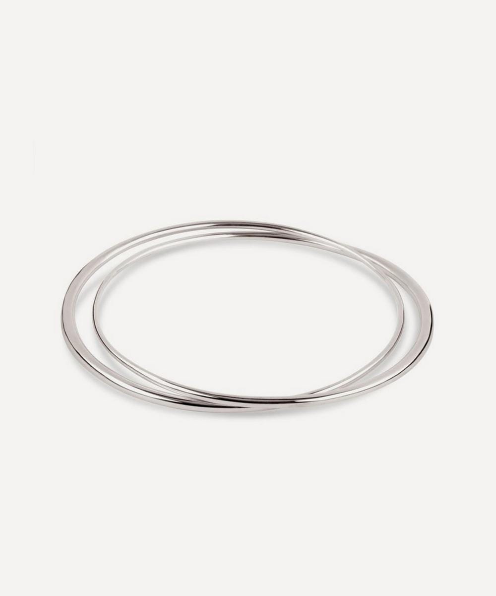 Dinny Hall Sterling Silver Double Bangle Bracelet