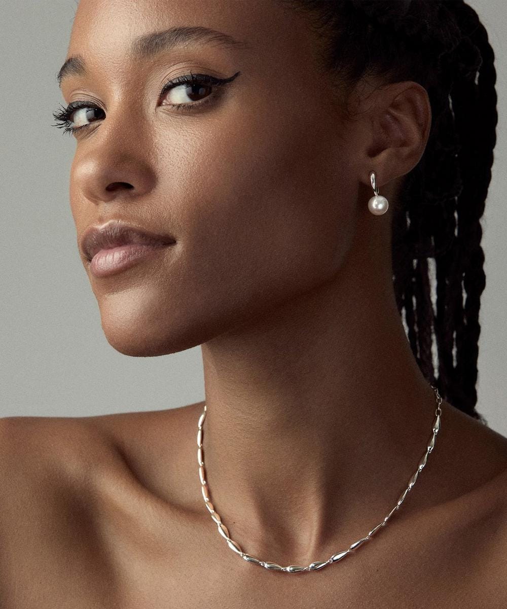 Dinny Hall Sterling Silver Sunbeam Necklace