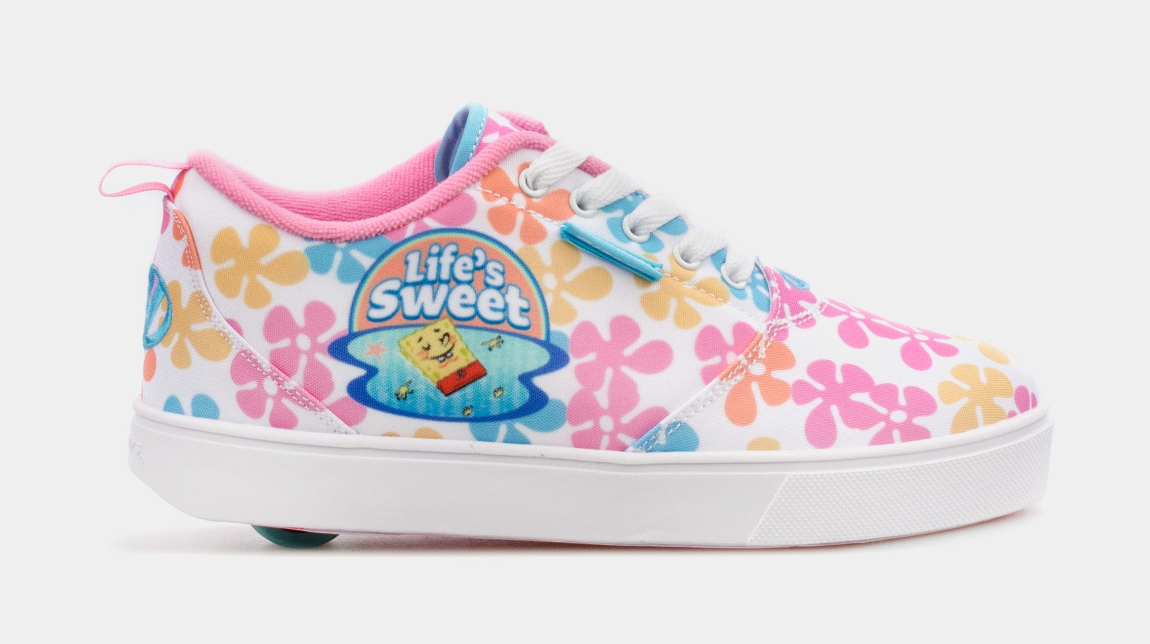 Heelys Spongebob Pro 20 Grade School Lifestyle Shoes (White/Pink)