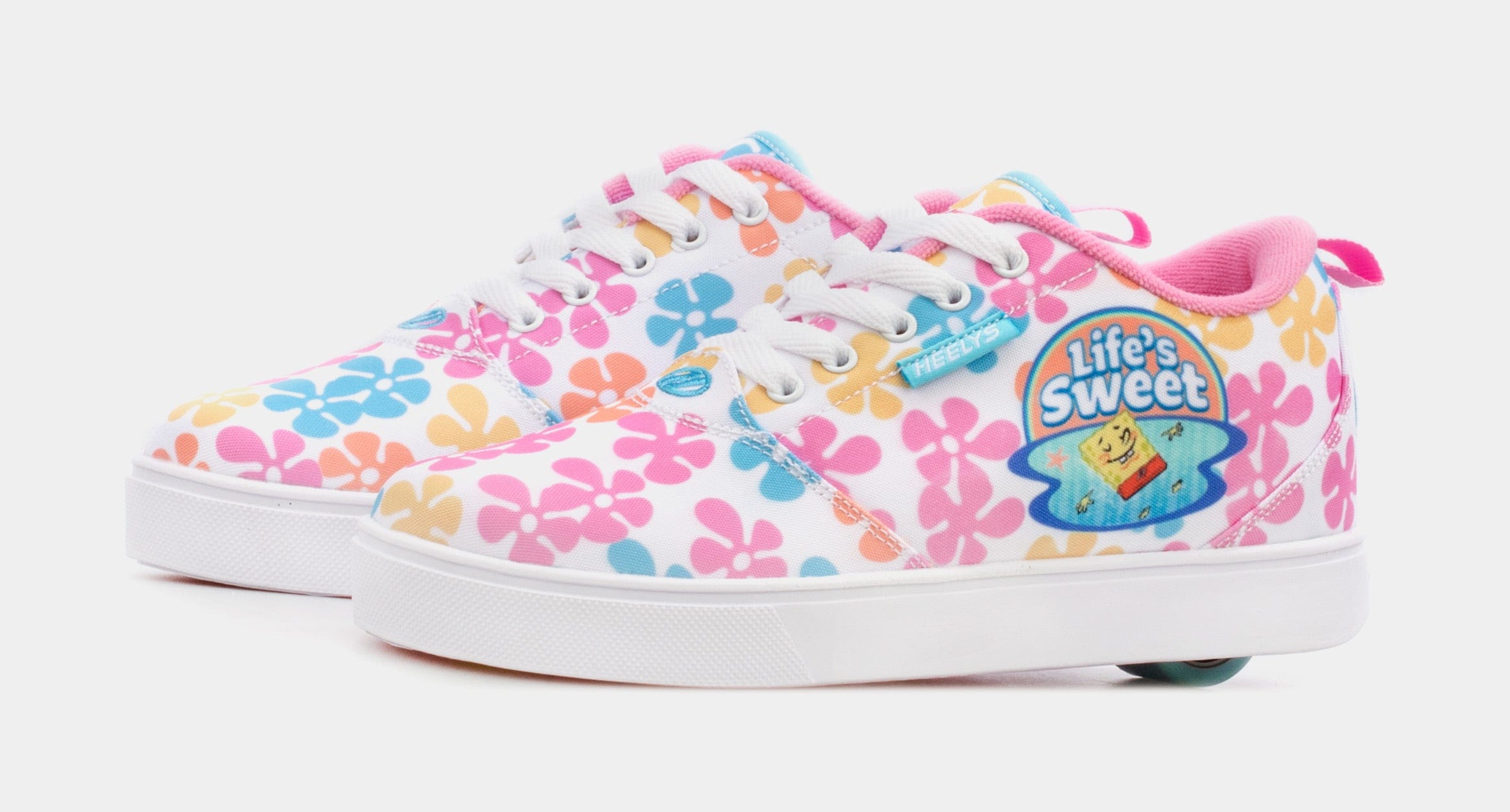 Heelys Spongebob Pro 20 Grade School Lifestyle Shoes (White/Pink)