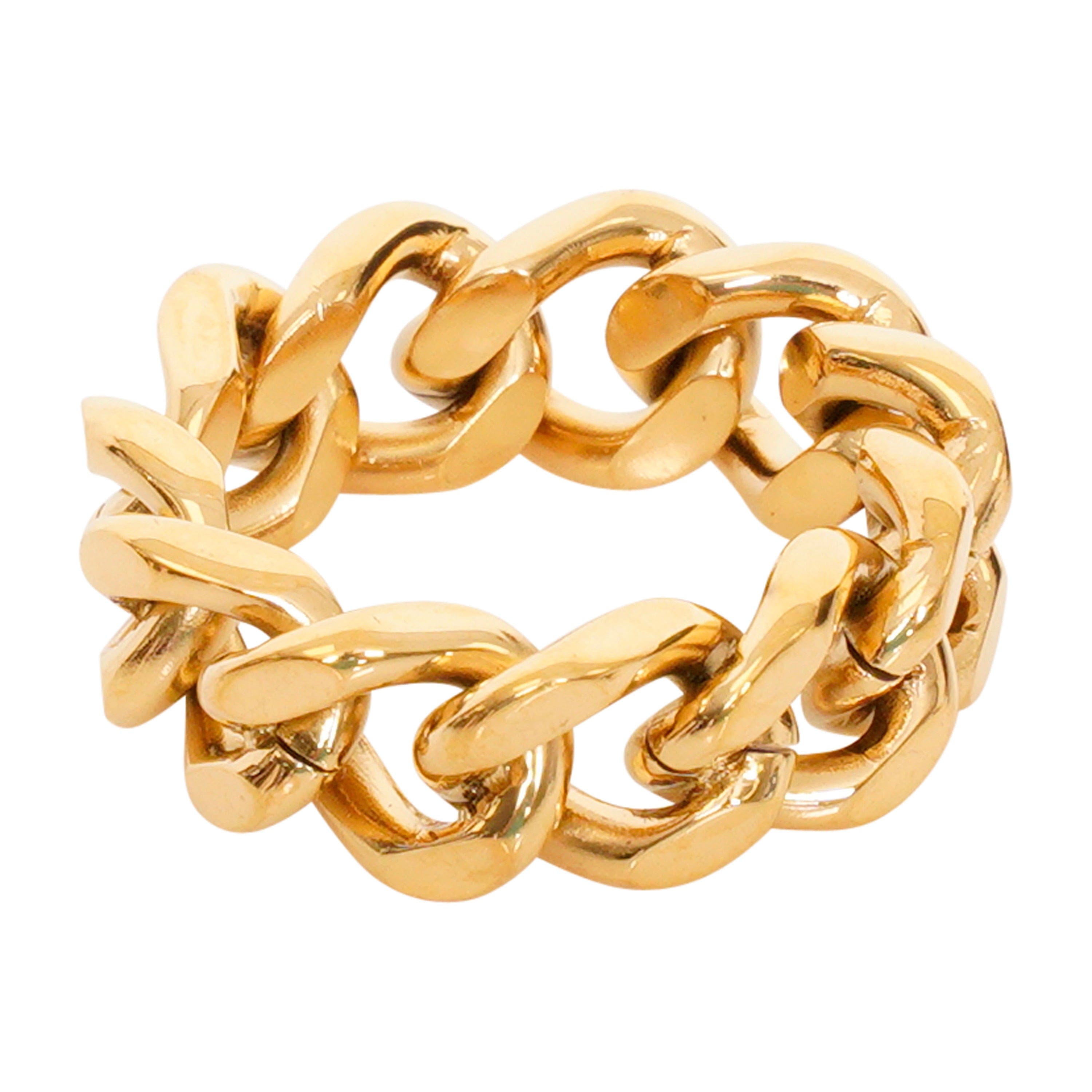 UN:IK Jewellery Cuban Ring - Gold / Silver