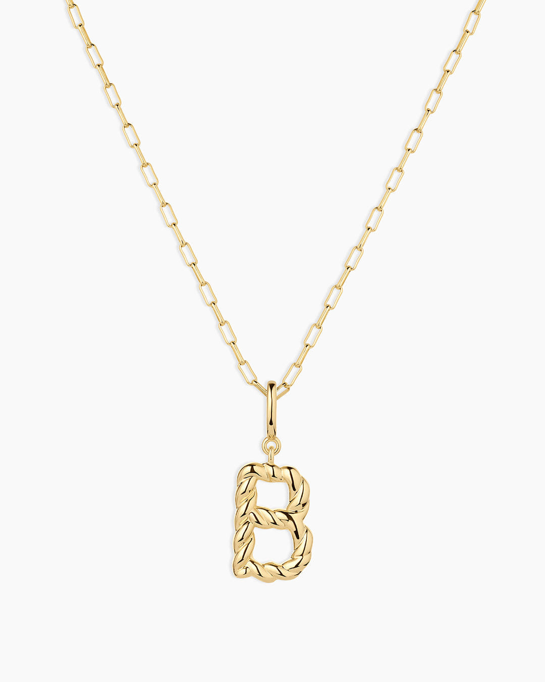 Winter 2026 Fashion Crew Alphabet Statement Charm Necklace