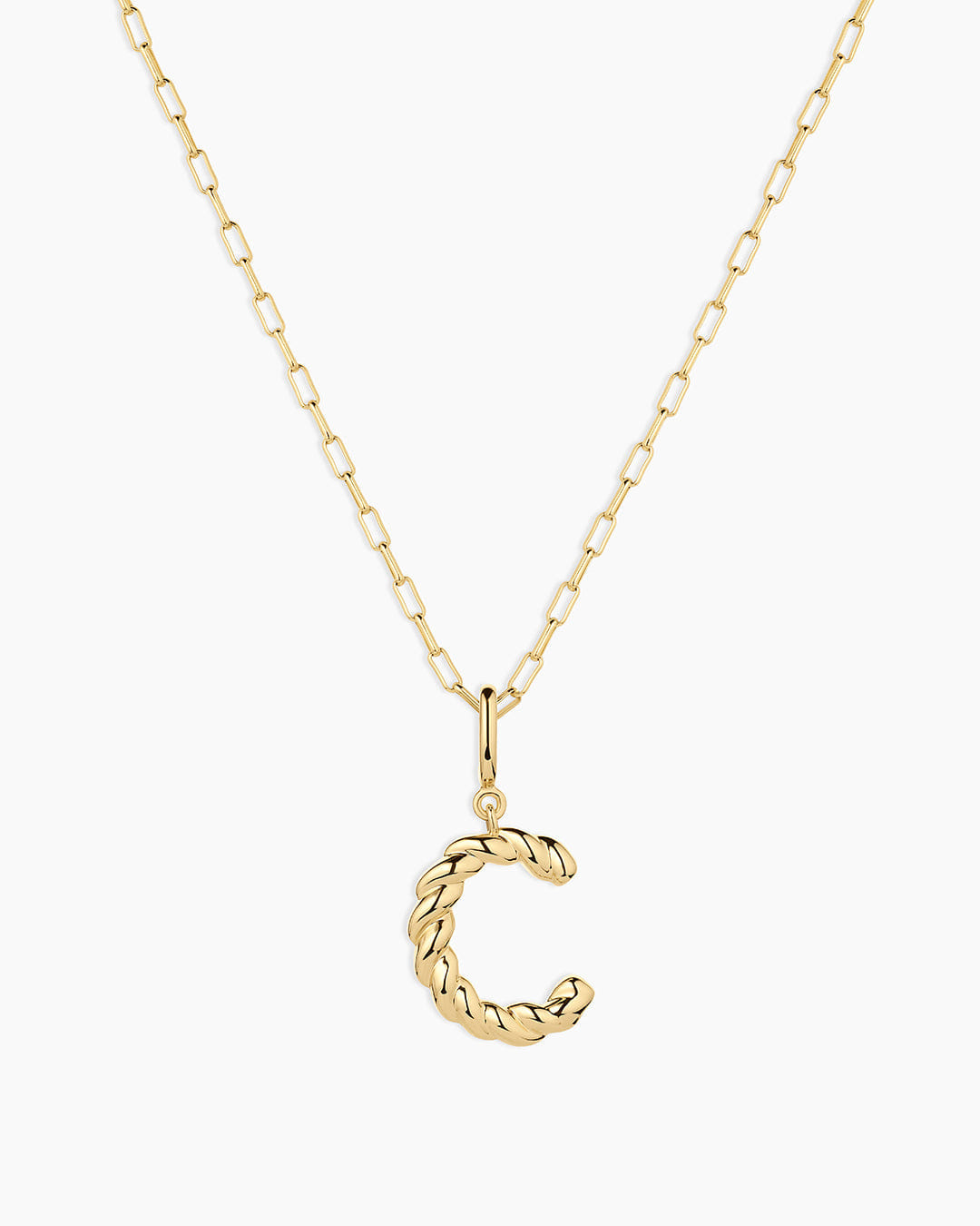Winter 2026 Fashion Crew Alphabet Statement Charm Necklace