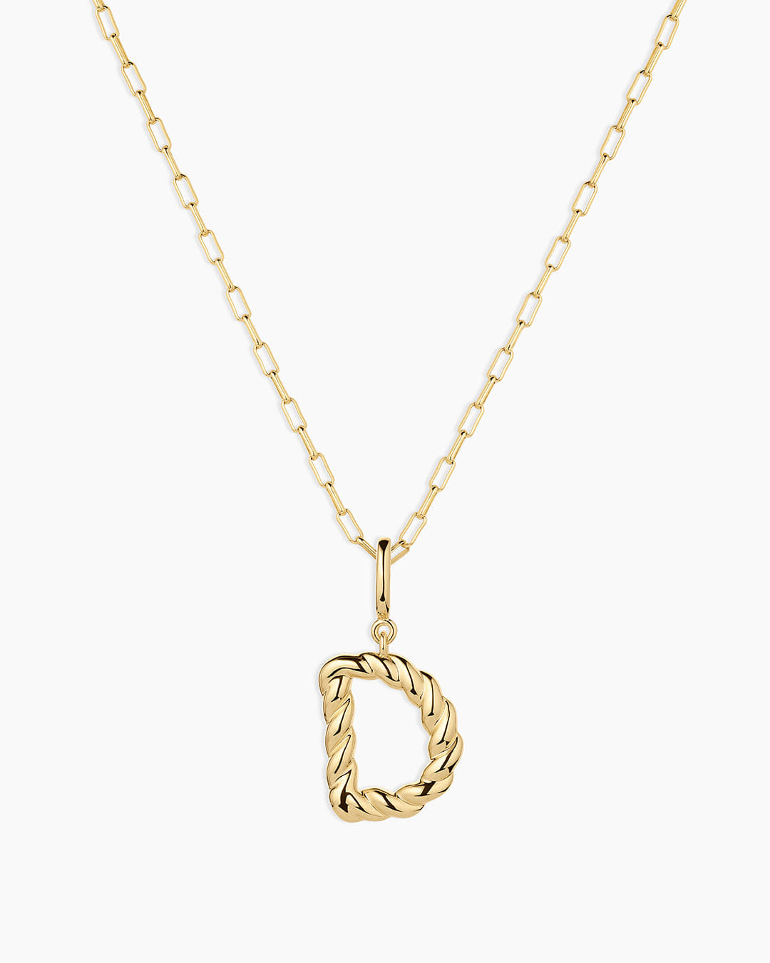 Winter 2026 Fashion Crew Alphabet Statement Charm Necklace